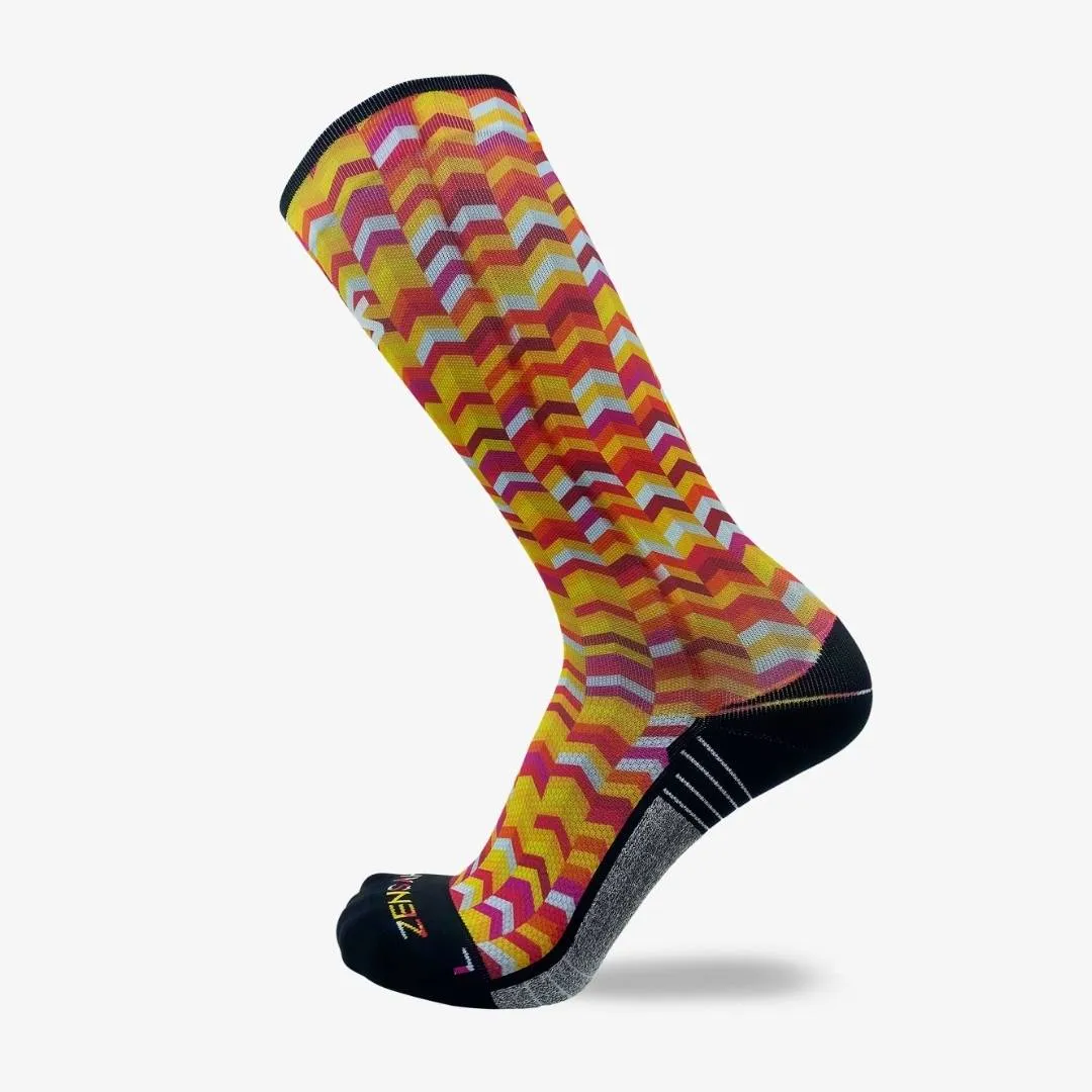 Chevrons Compression Socks (Knee-High)