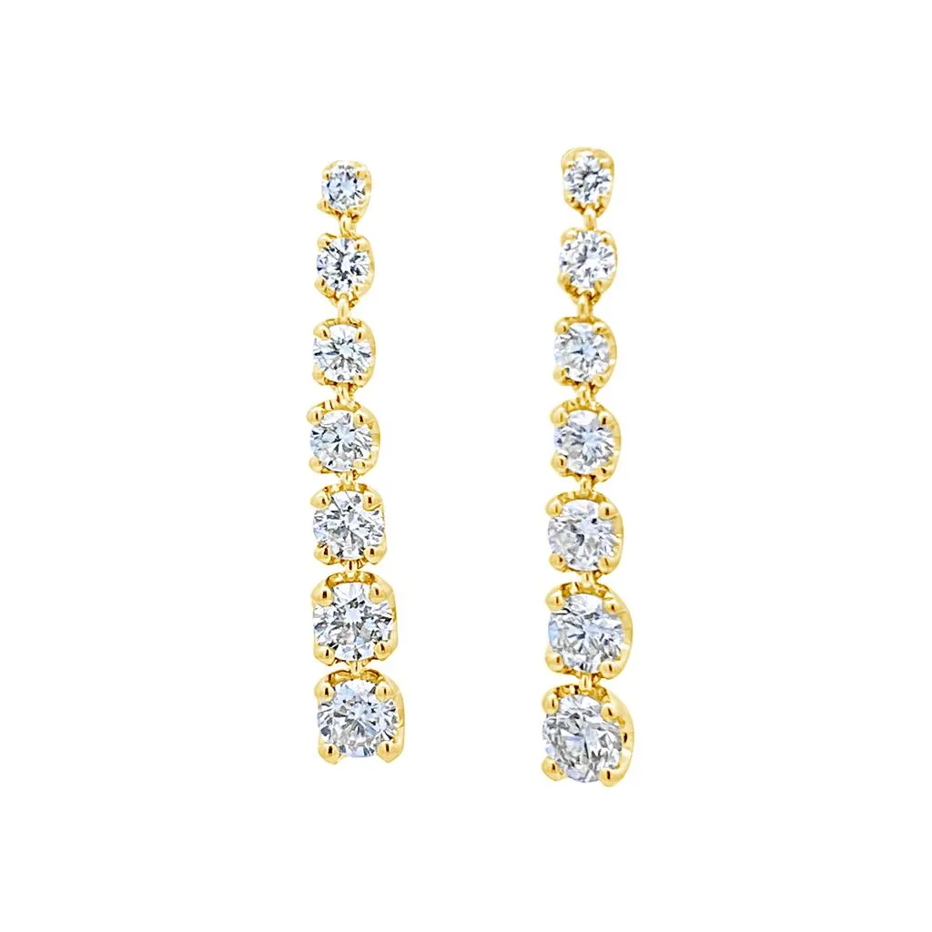 Clara by Martin Binder Diamond Dangle Earrings (1.76 ct. tw.)