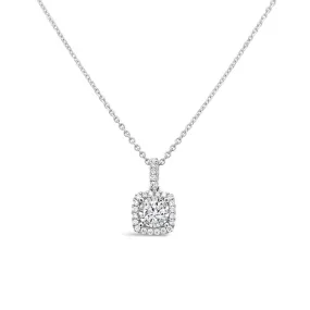 Clara by Martin Binder Diamond Halo Necklace (0.55 ct. tw.)