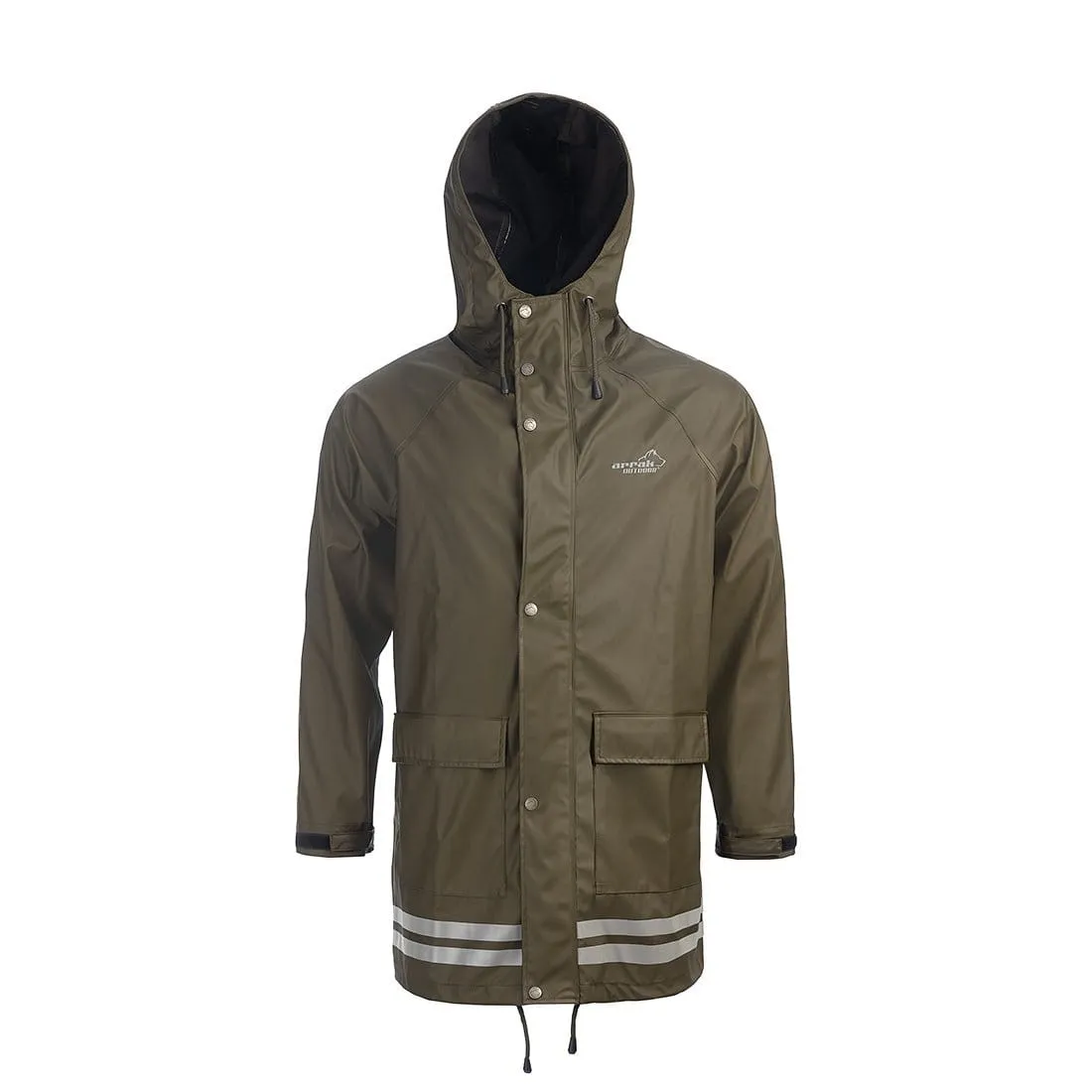 Classic Unisex Rain Coat (Olive) Final Sale