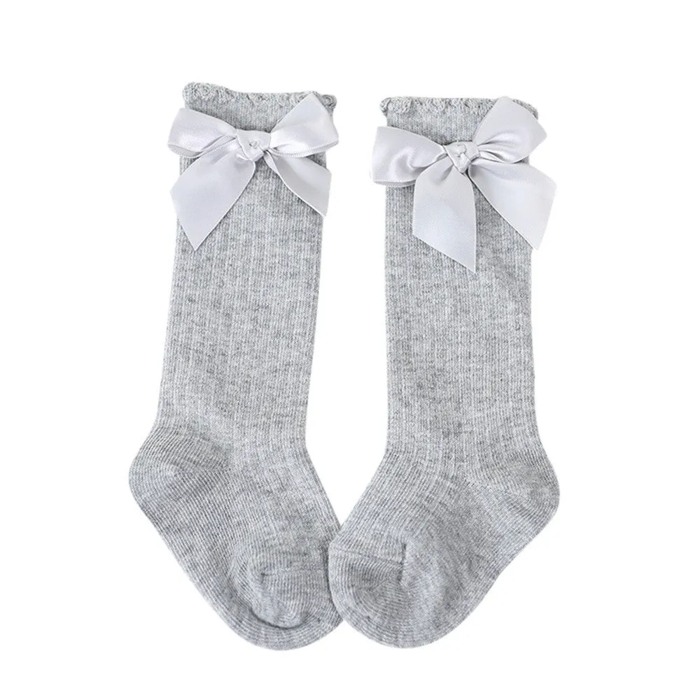 Cora Knee High Socks with Bow