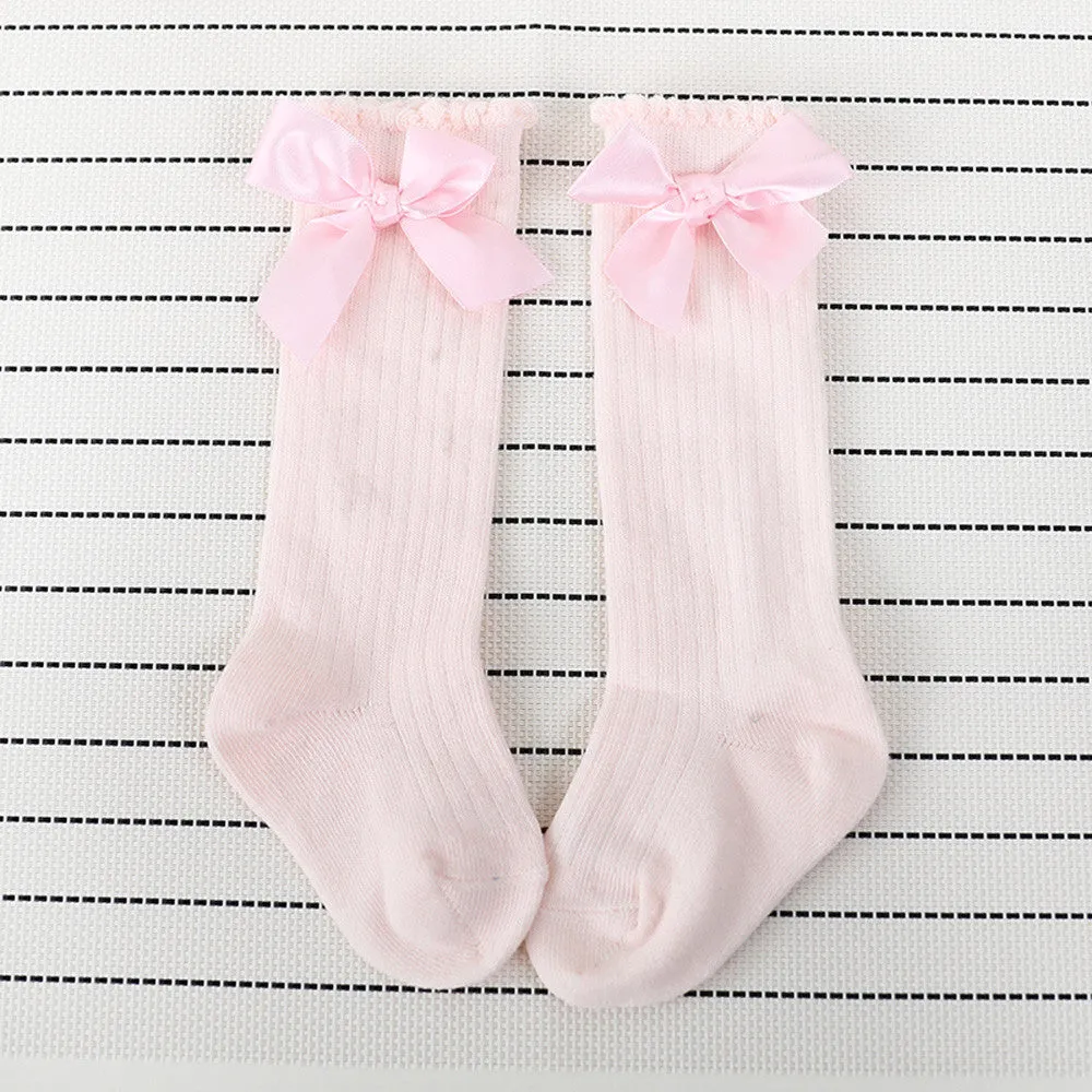 Cora Knee High Socks with Bow