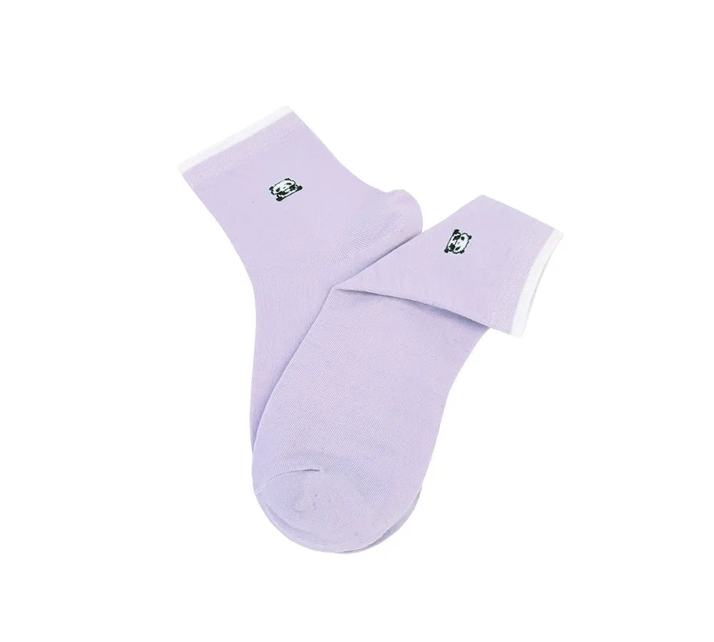 Cotton Quarter Crew Socks One Pair