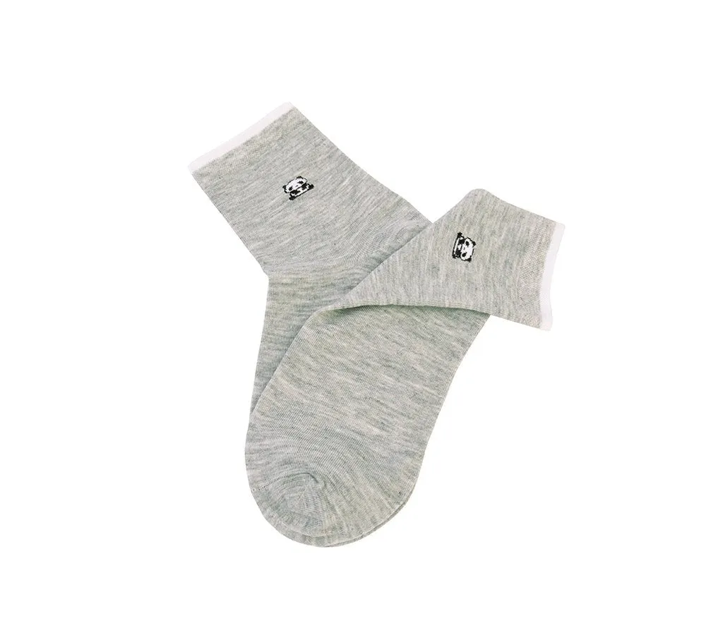 Cotton Quarter Crew Socks One Pair