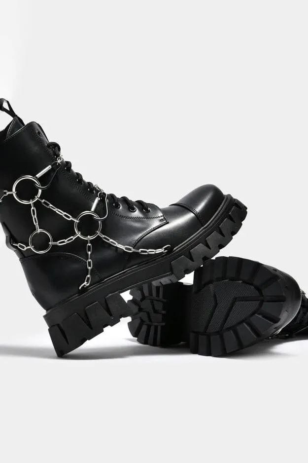 Cyrus Chain Boots [Last size 10, 12]