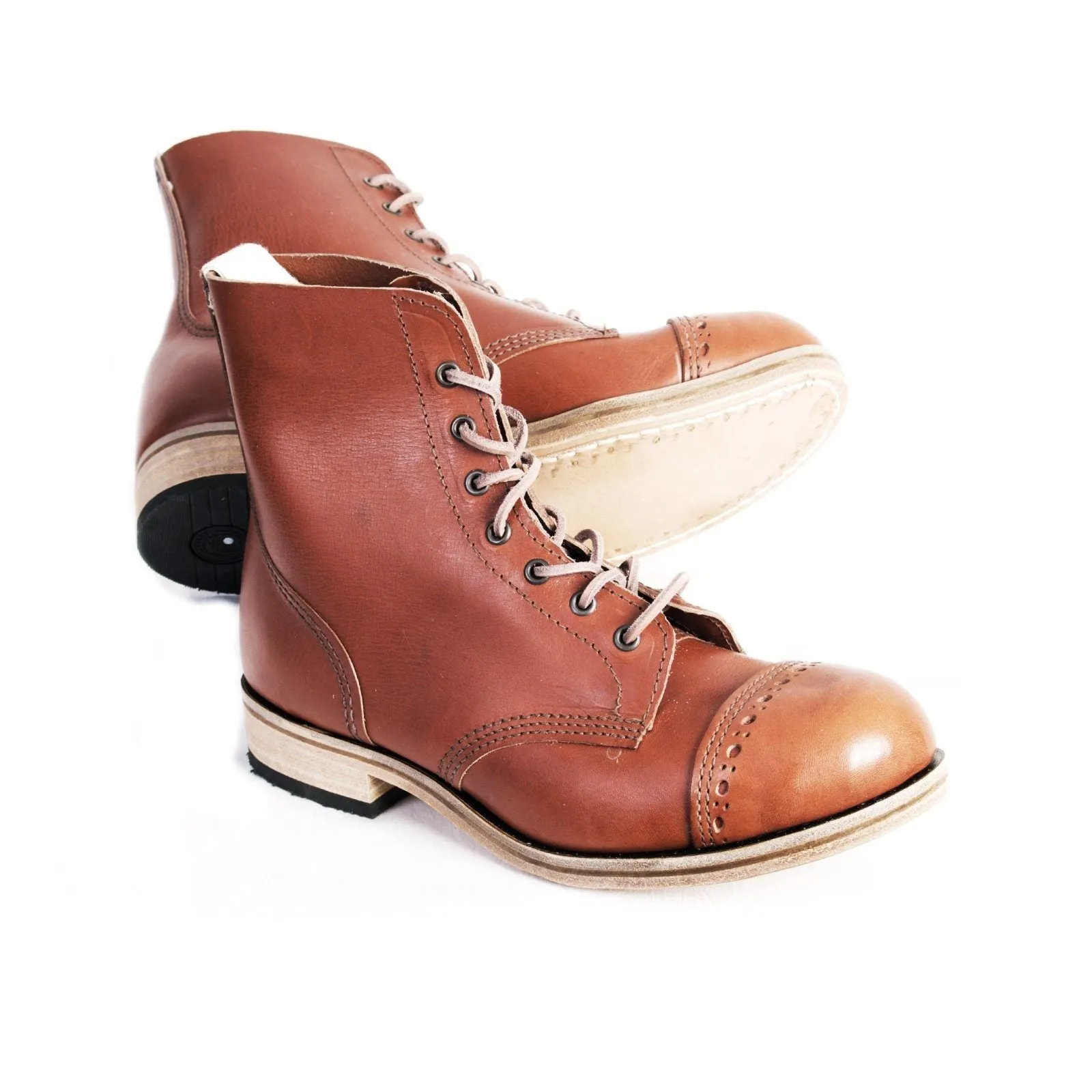 DERBY BOOT | Traditional Work Boot | Cognac