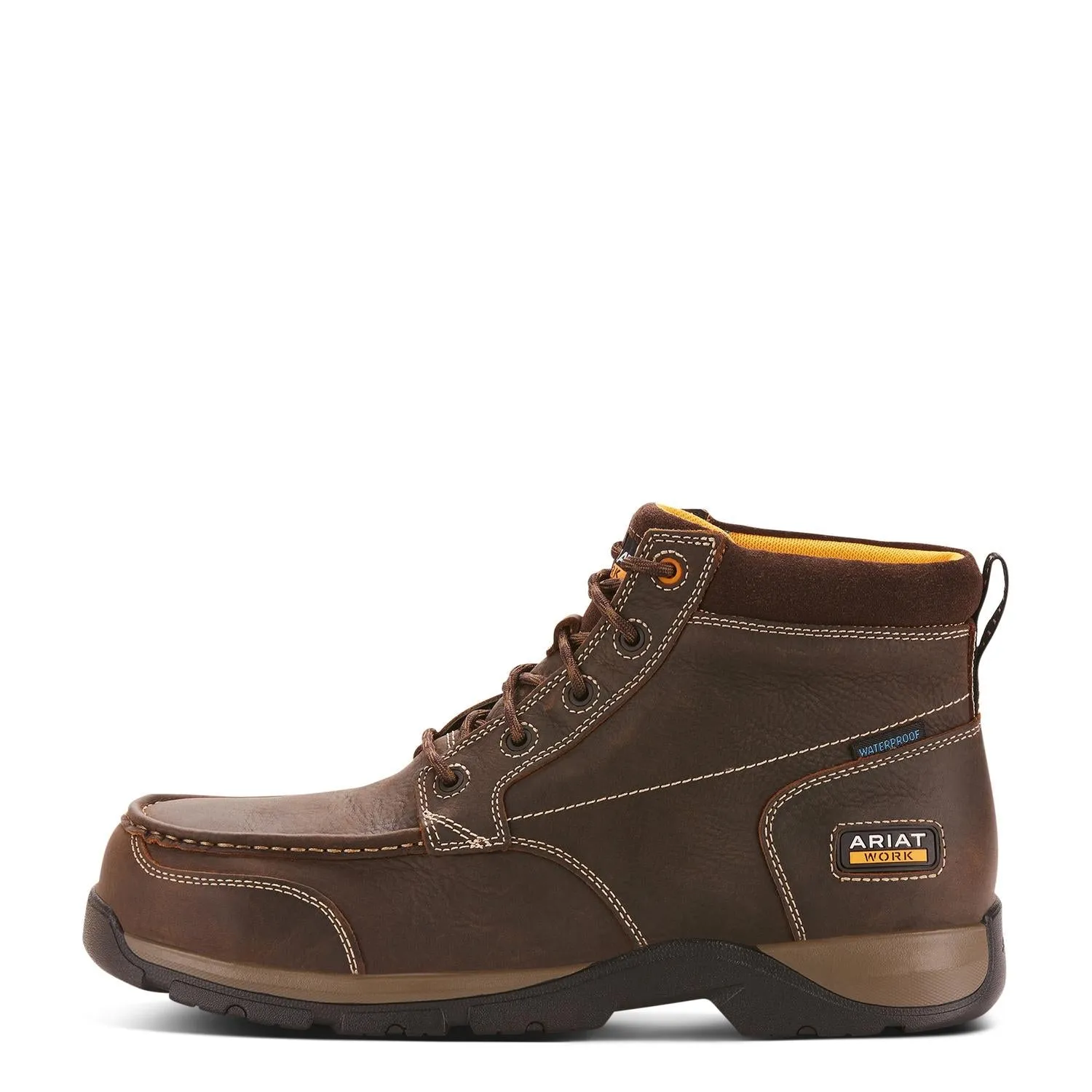 Edge LTE Chukka Waterproof Composite Toe Work Boot Dark Brown