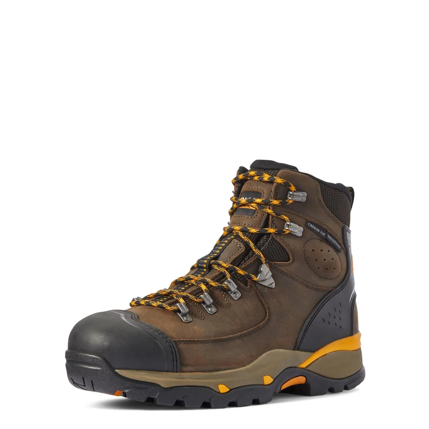 Endeavor 6in Waterproof Carbon Toe Work Boot Chocolate Brown