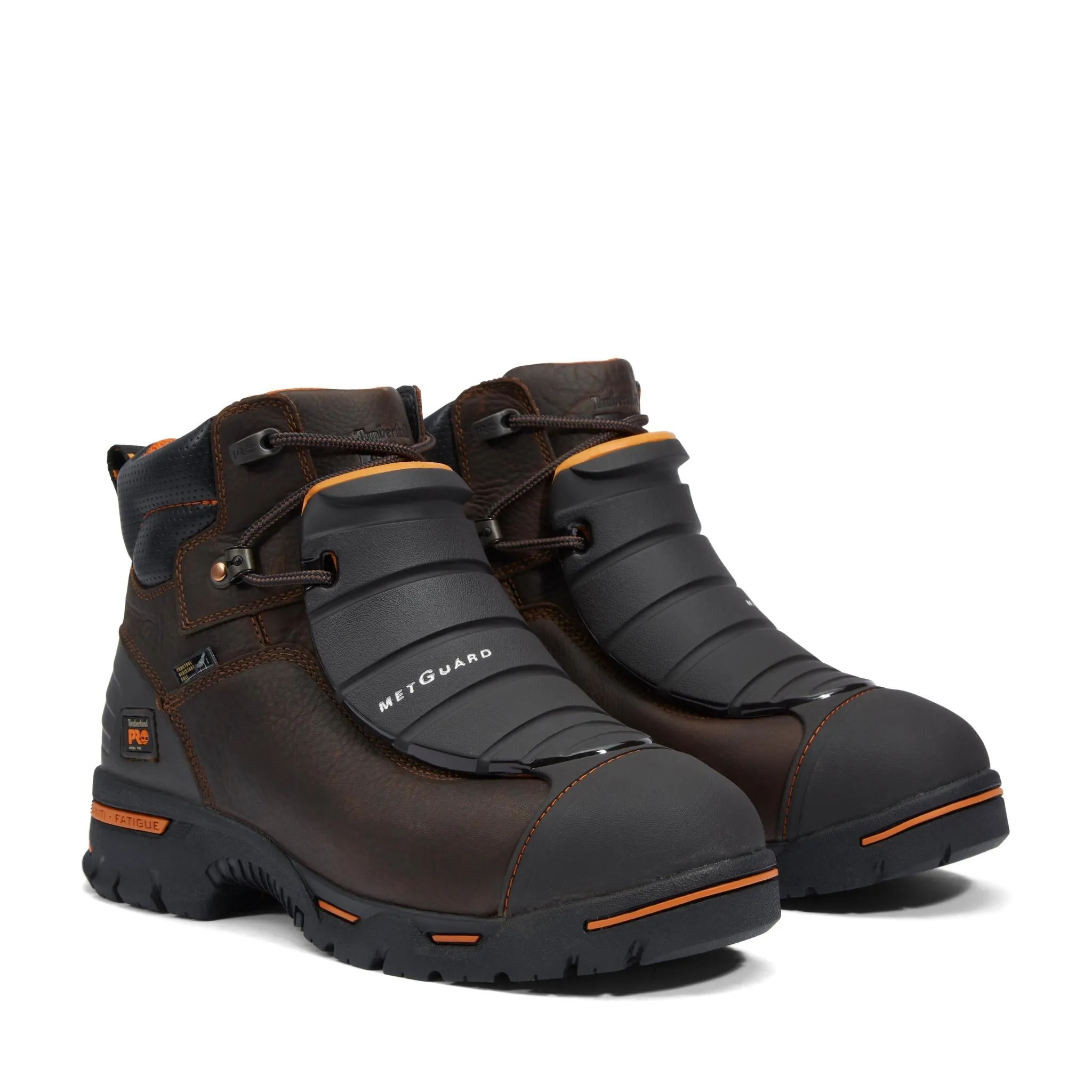 Endurance 6 Inch Steel-Toe PR Met Guard Work Boot Brown