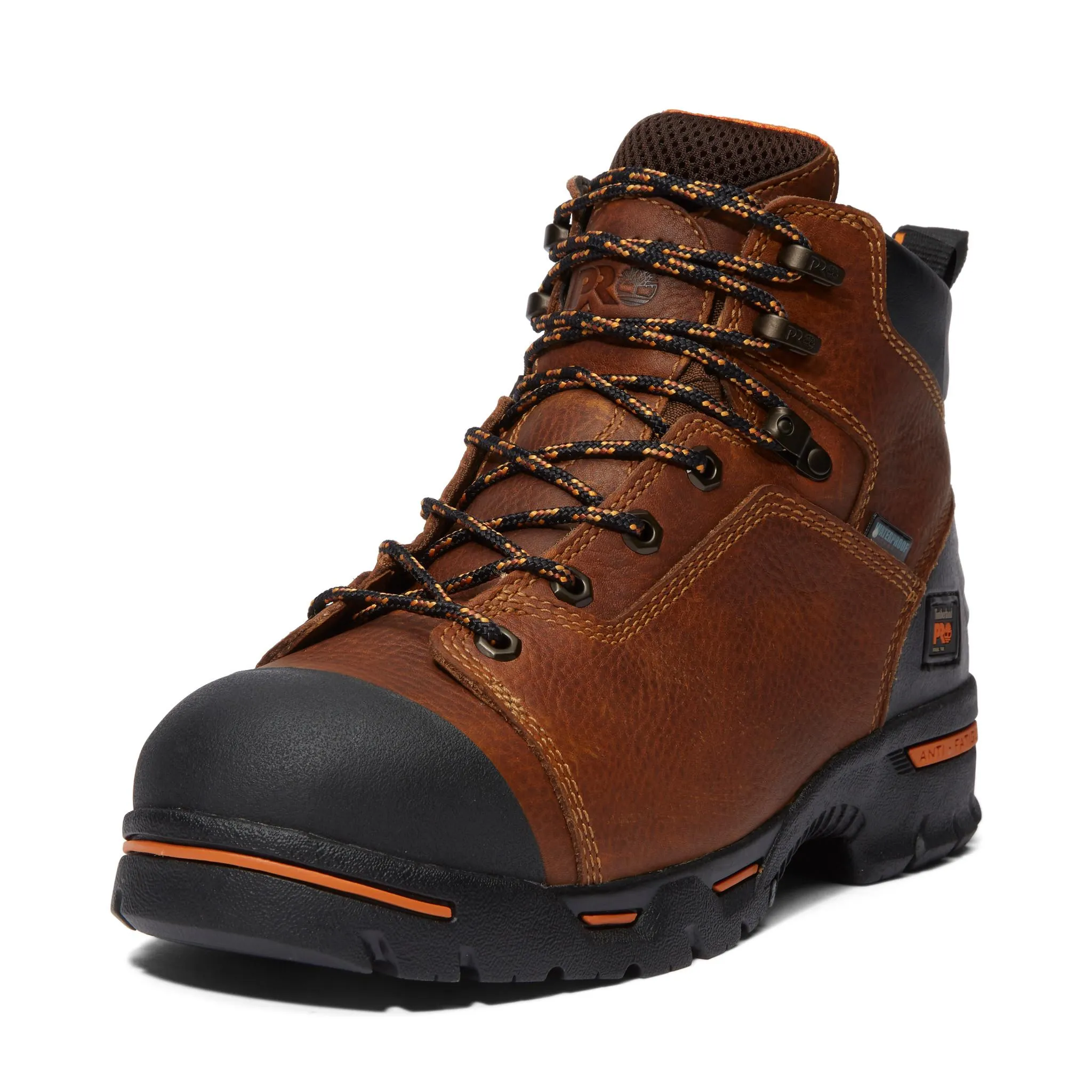 Endurance 6 Inch Steel-Toe Waterproof PR Work Boot Brown