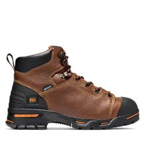 Endurance 6 Inch Steel-Toe Waterproof PR Work Boot Brown