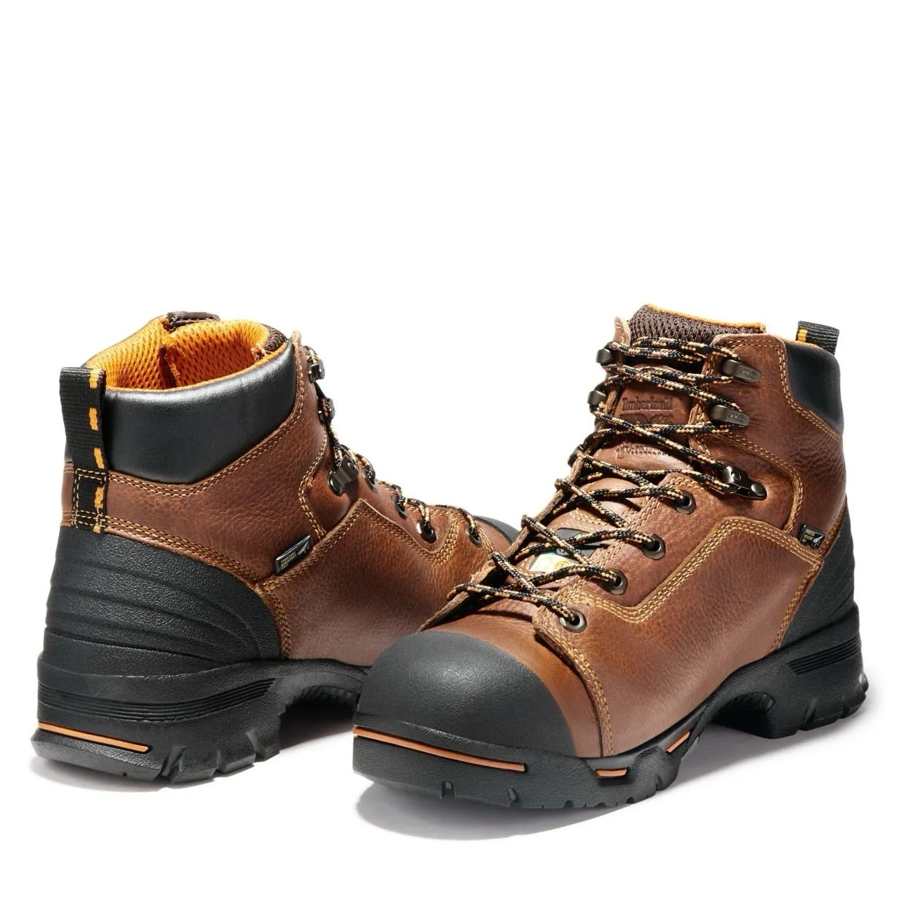 Endurance 6 Inch Steel-Toe Waterproof PR Work Boot Brown