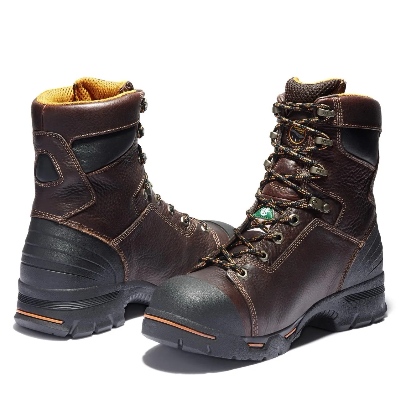 Endurance 8 Inch Steel-Toe Work Boot Brown