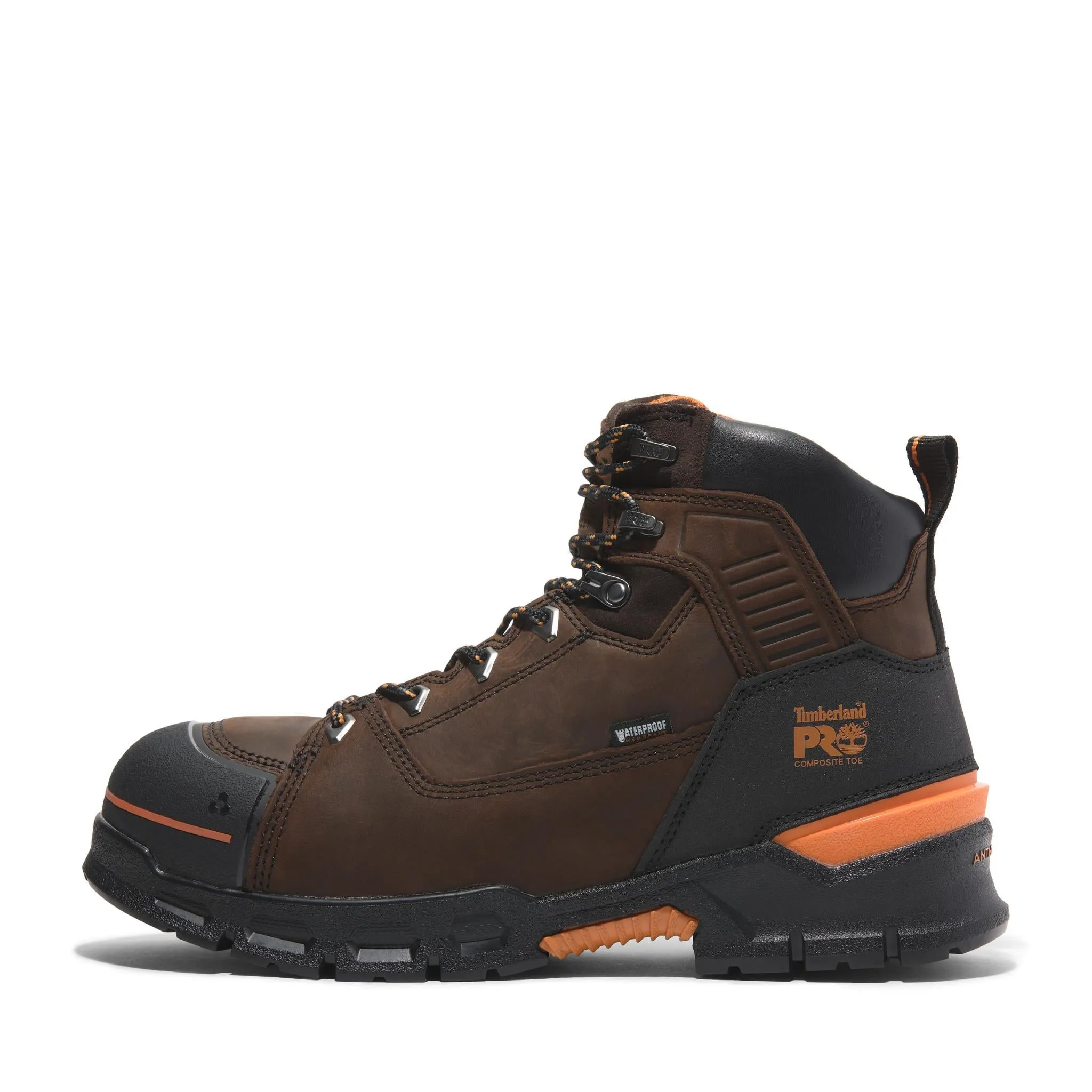 Endurance Ev 6 Inch Composite-Toe Waterproof Work Boot Brown