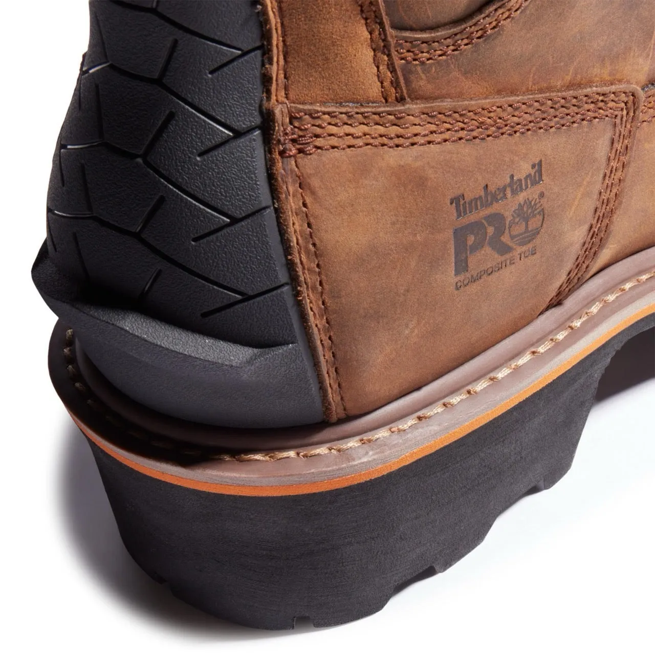 Evergreen 8 Inch Composite-Toe Waterproof Logger Work Boot Brown