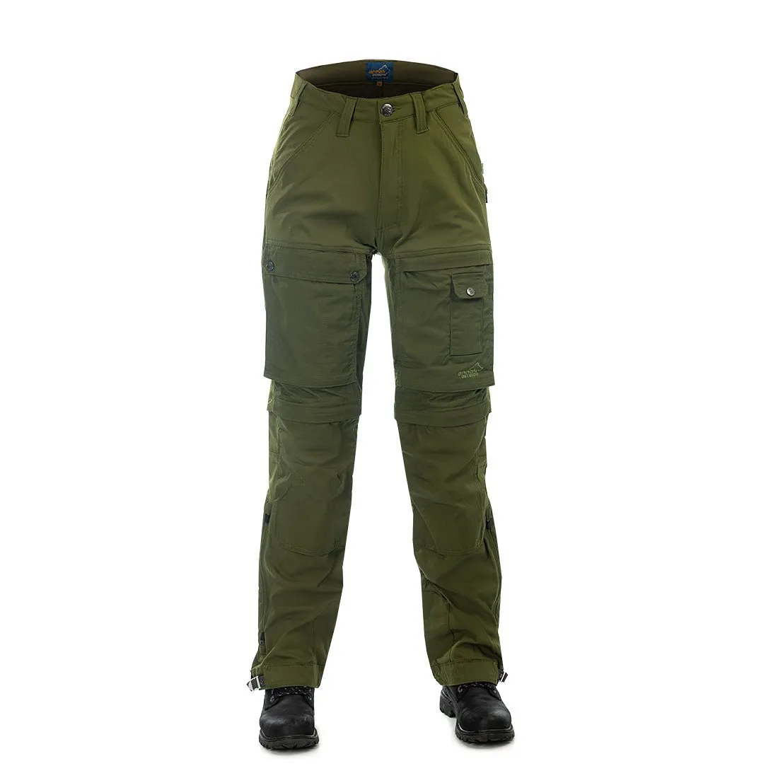 Flexible Zip-off Lady Pant (Green)