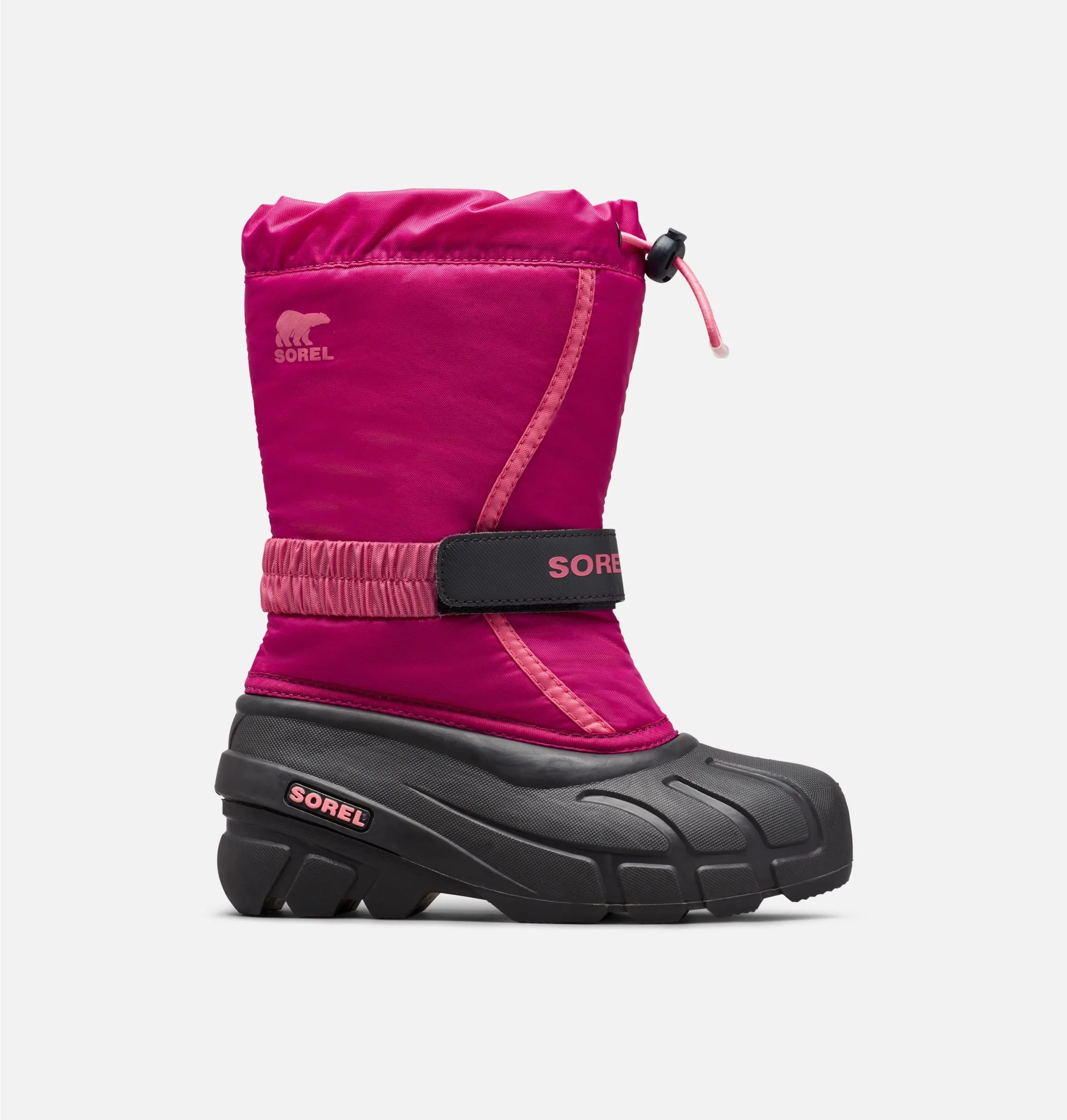 Flurry Kid's Insulated Snow Boot - Deep Blush/Tropic Pink