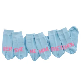 Gender Pronoun Socks - Bundle of 3