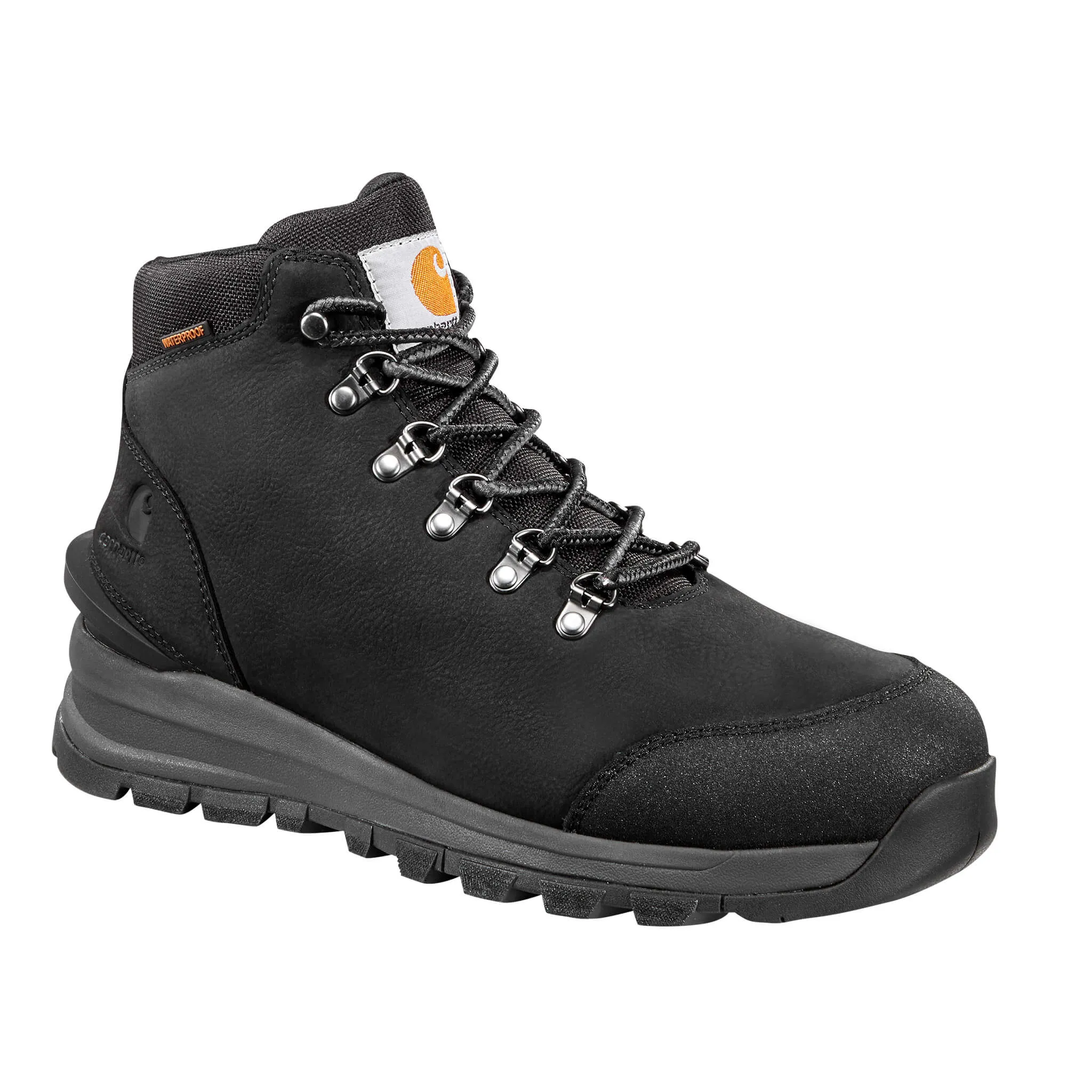 Gilmore Wp 5" Soft Toe Work Black Hiker Boot