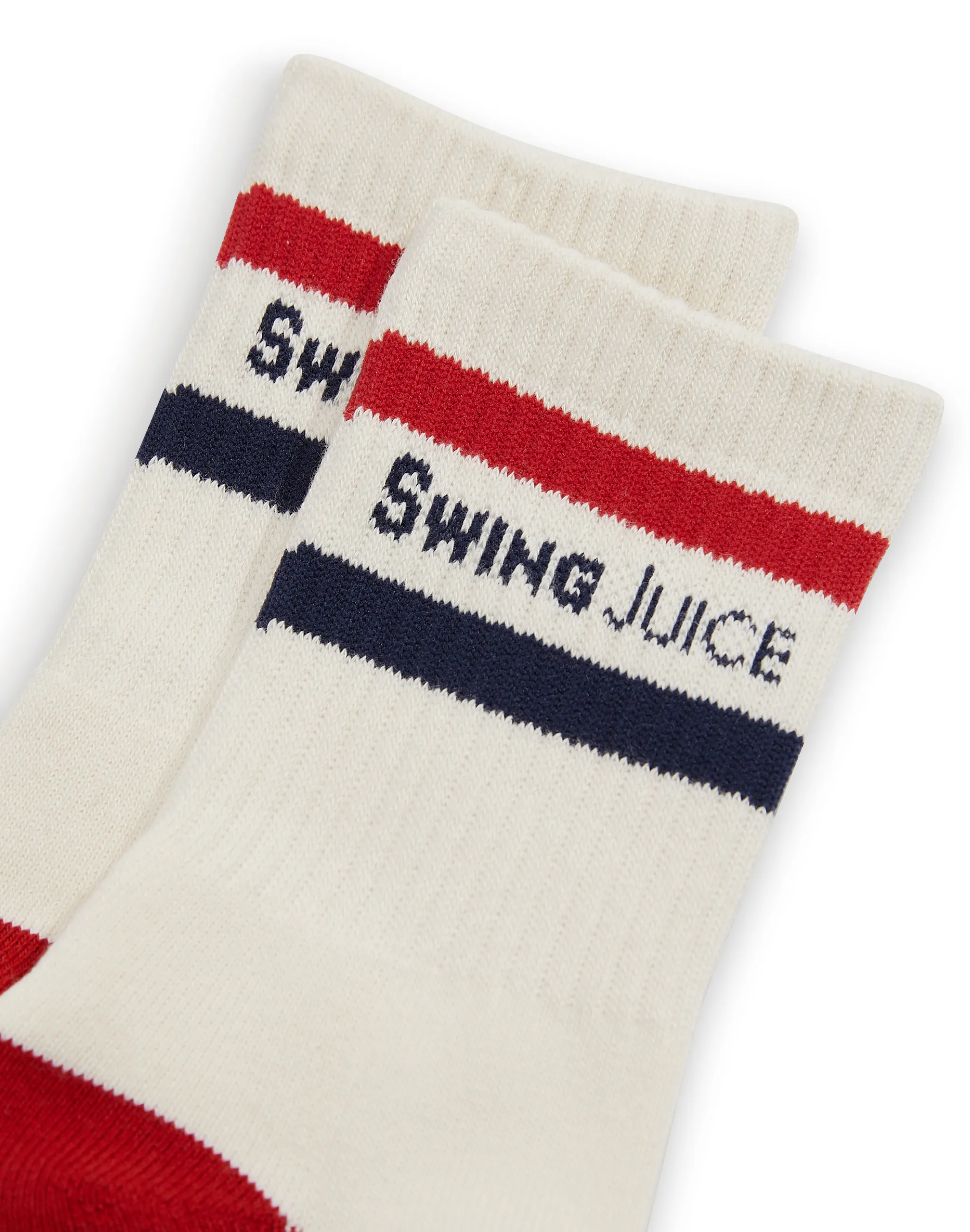 Golf American Classic Stripe Men's Sock Ivory O/S