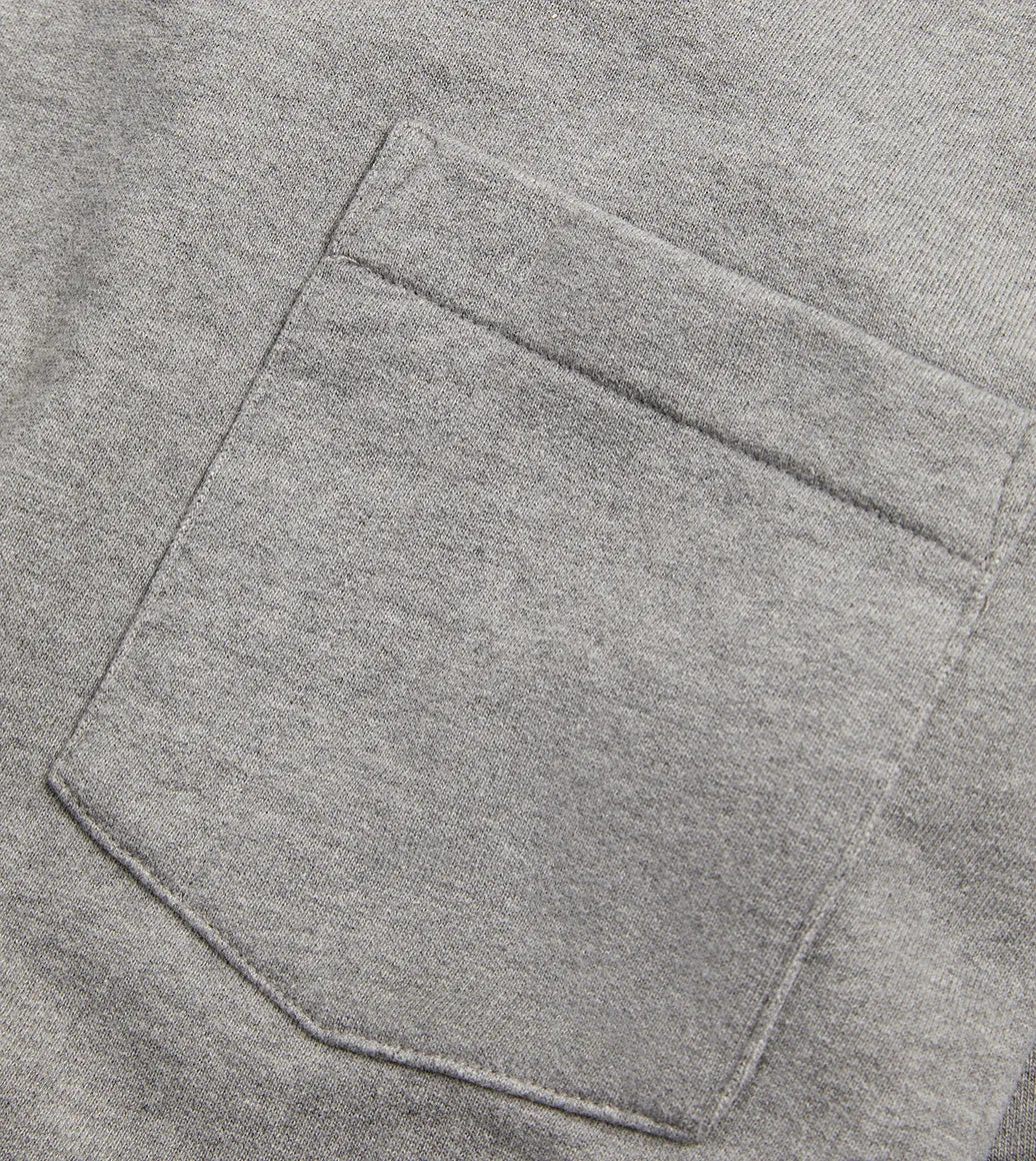 Grey Cotton Long-Sleeve Hiking Sweatshirt