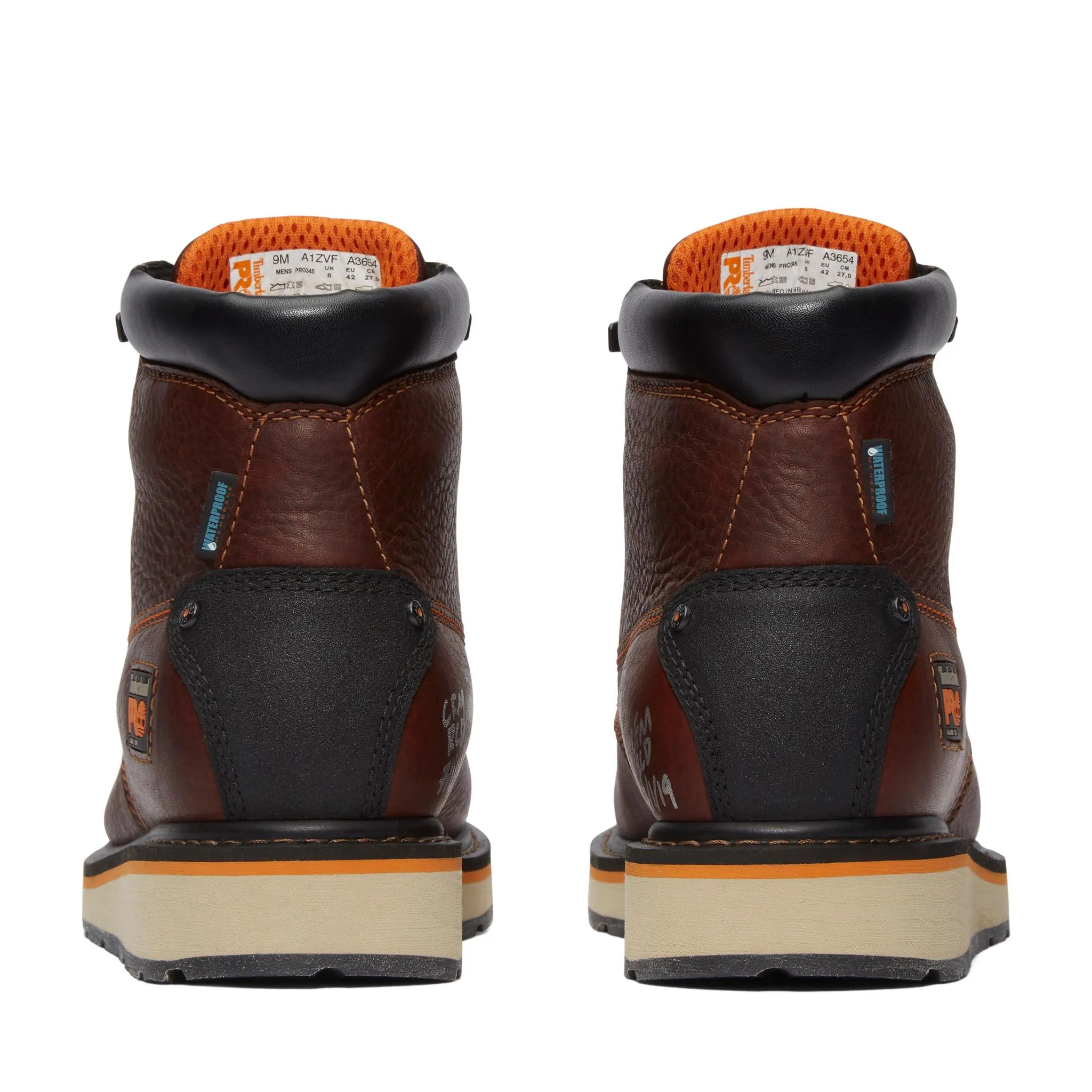 Gridworks 6 Inch Alloy-Toe Waterproof Work Boot Brown