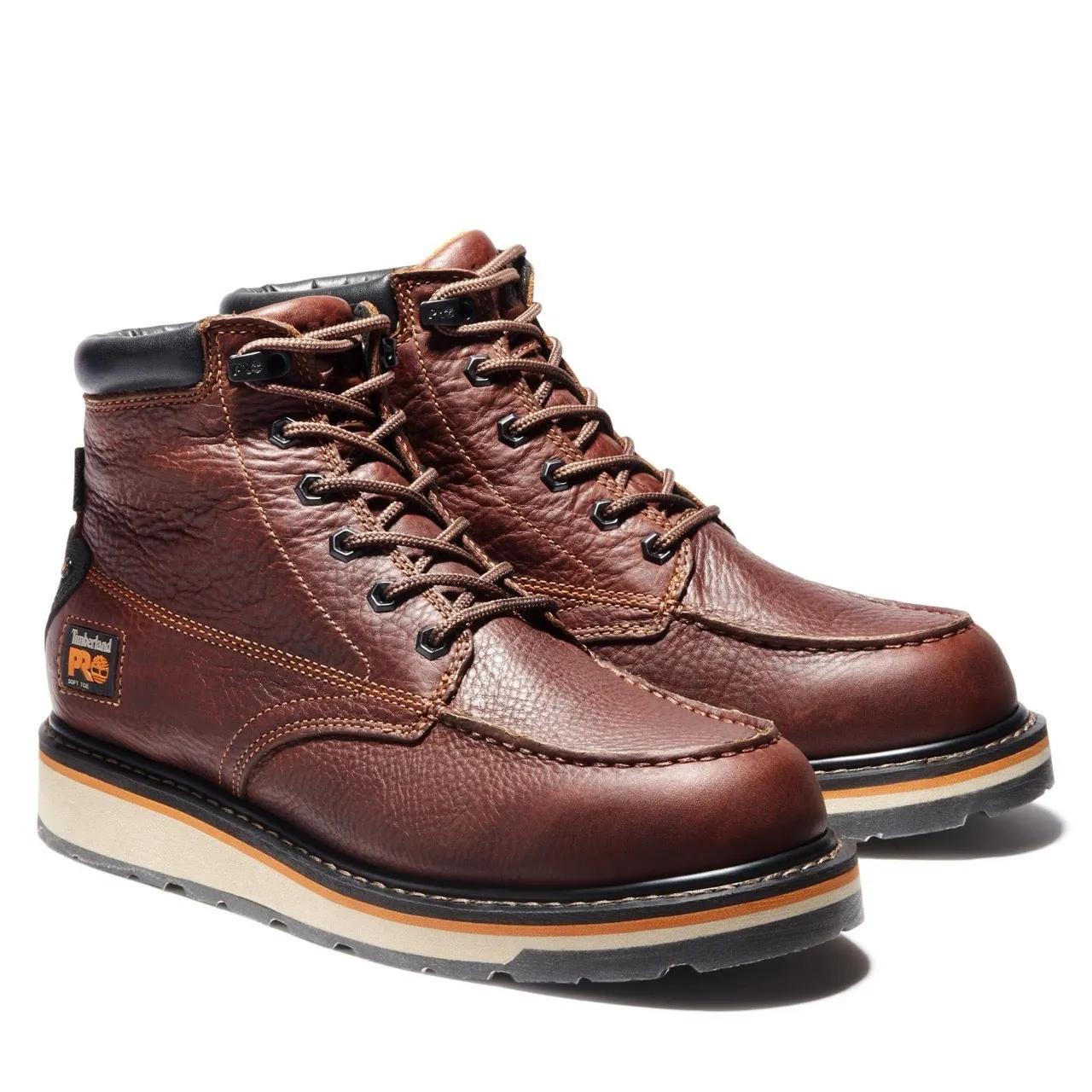 Gridworks 6 Inch Soft-Toe Waterproof Boot Brown