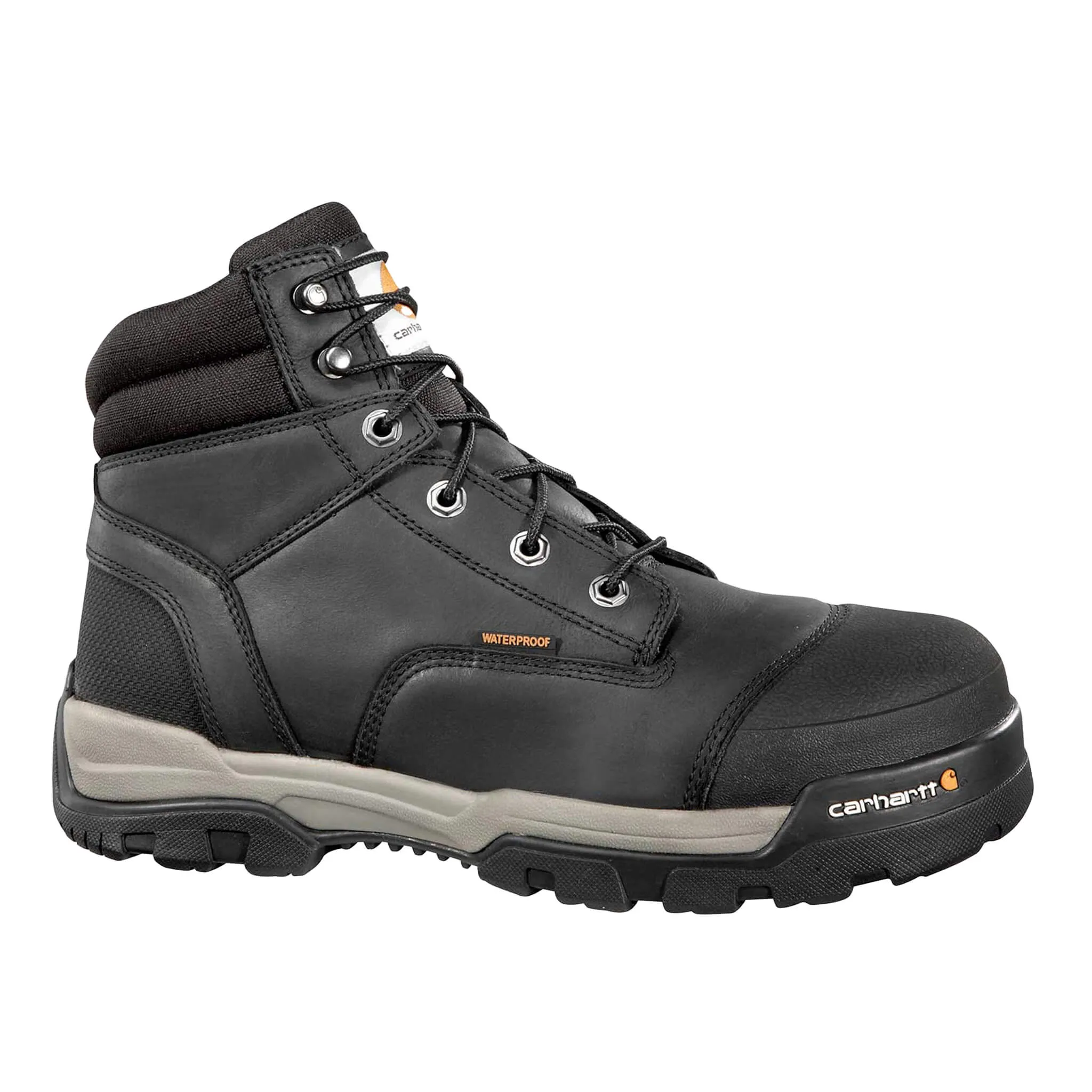 Ground Force Wp 6" Composite Toe Black Work Boot