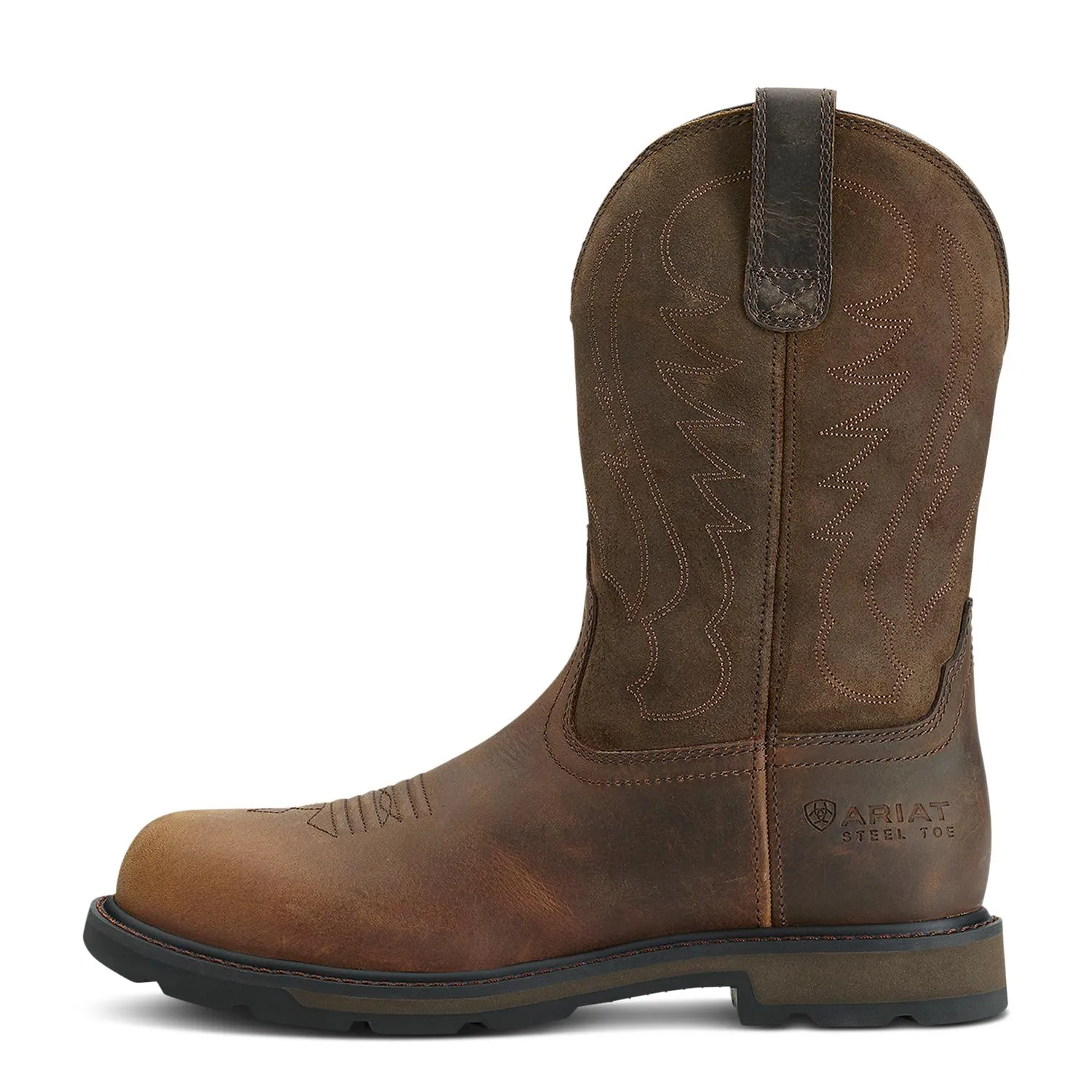 Groundbreaker Steel Toe Work Boot Brown