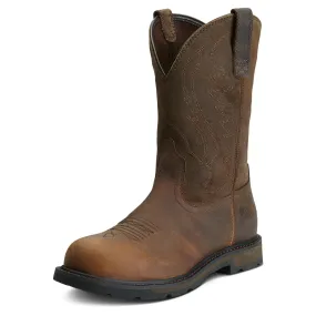 Groundbreaker Steel Toe Work Boot Brown