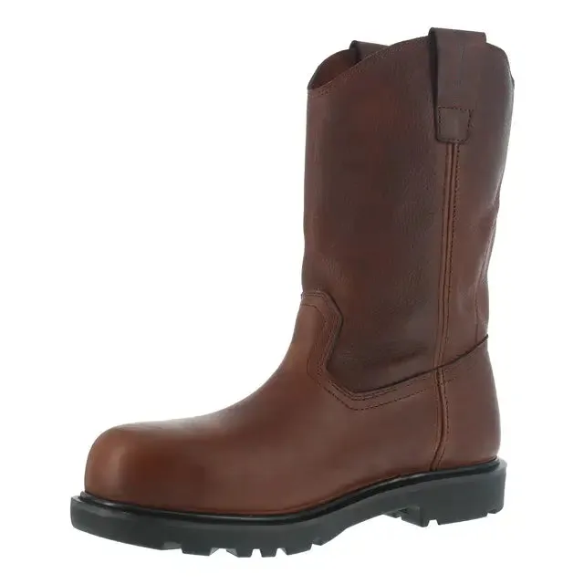 Hauler Composite-Toe 11 Inch Wellington Work Boot Brown