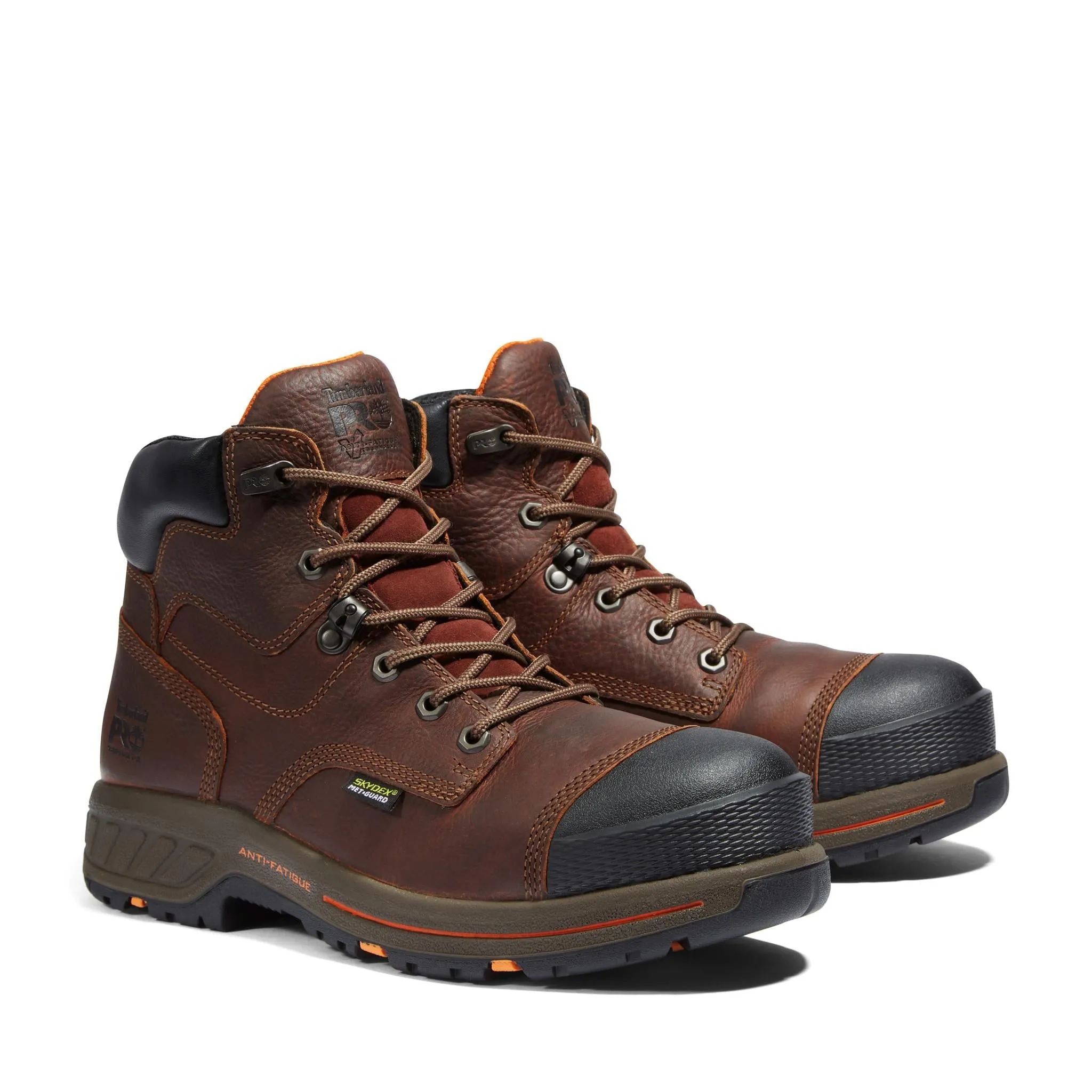 Helix HD 6 Inch Composite Toe Met Guard Work Boot Brown