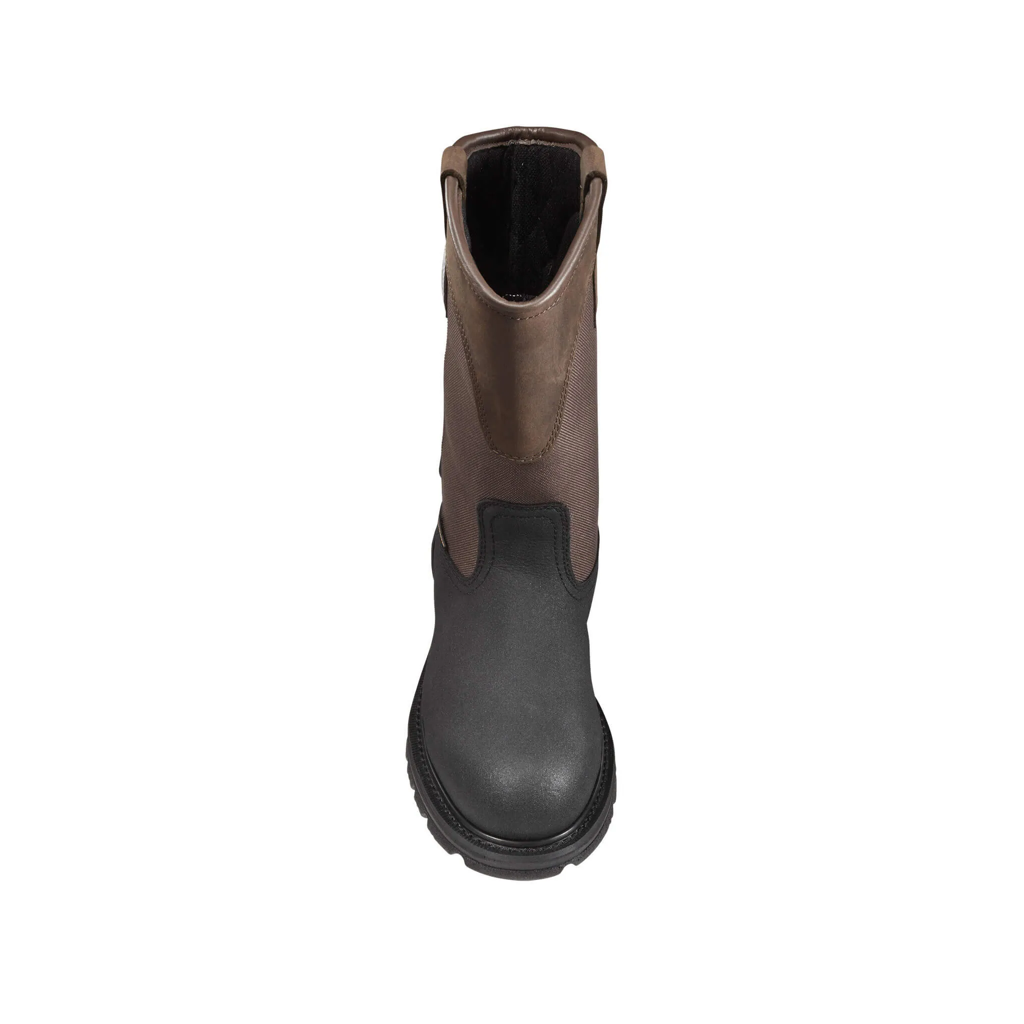 Heritage Wp Ins. 11" Steel Toe Dark Brown/Black Wellington Work Boot