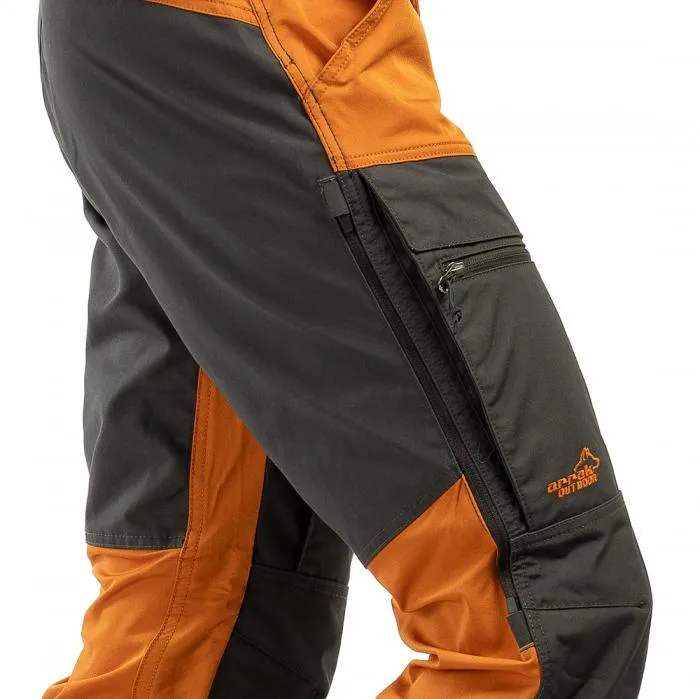 Mens Hybrid Pants in Burnt Orange