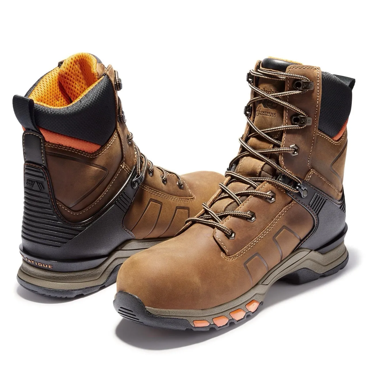 Hypercharge 8 Inch Composite-Toe Waterproof Work Boot Brown