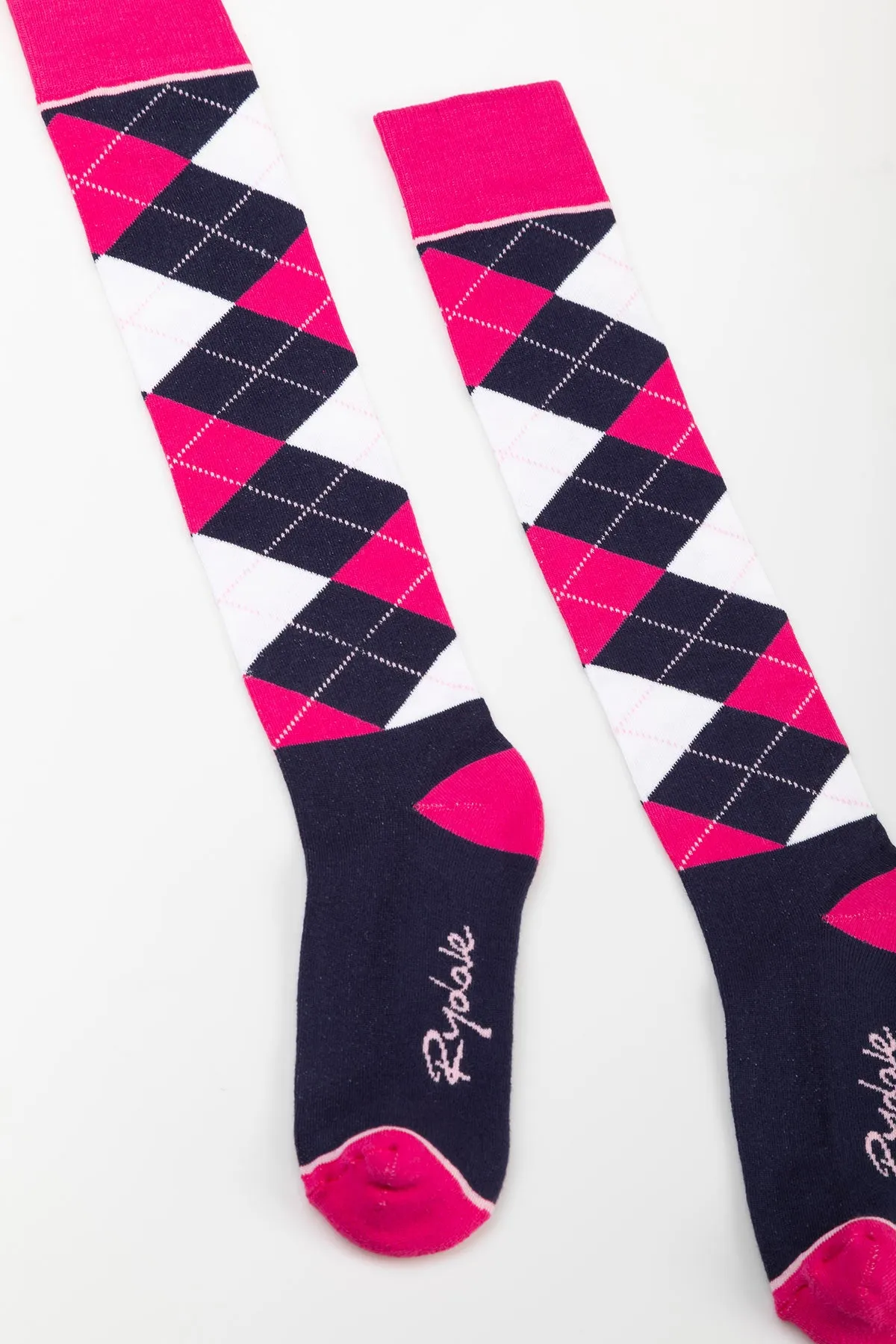 Ladies Argyle III Knee High Socks