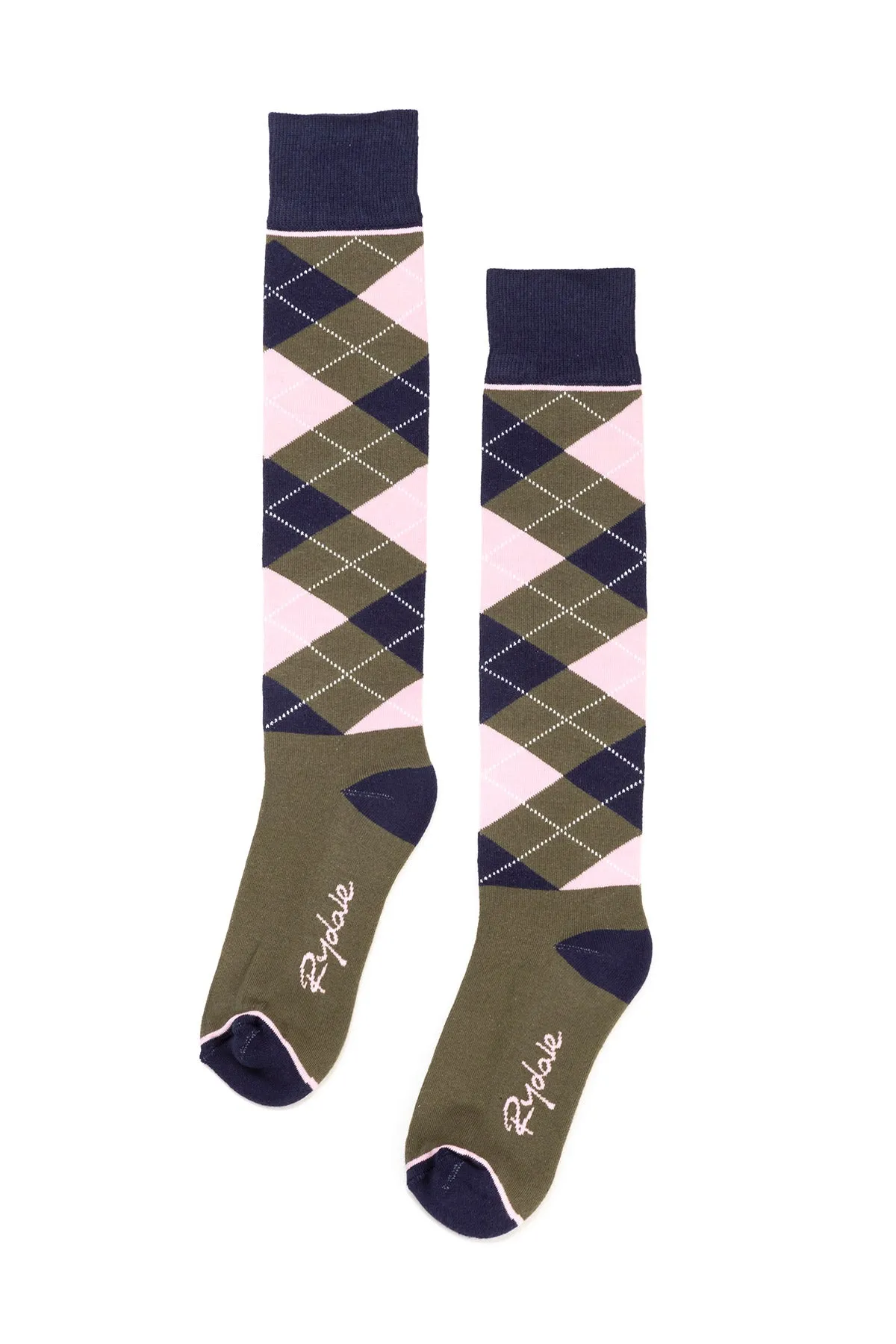 Ladies Argyle III Knee High Socks