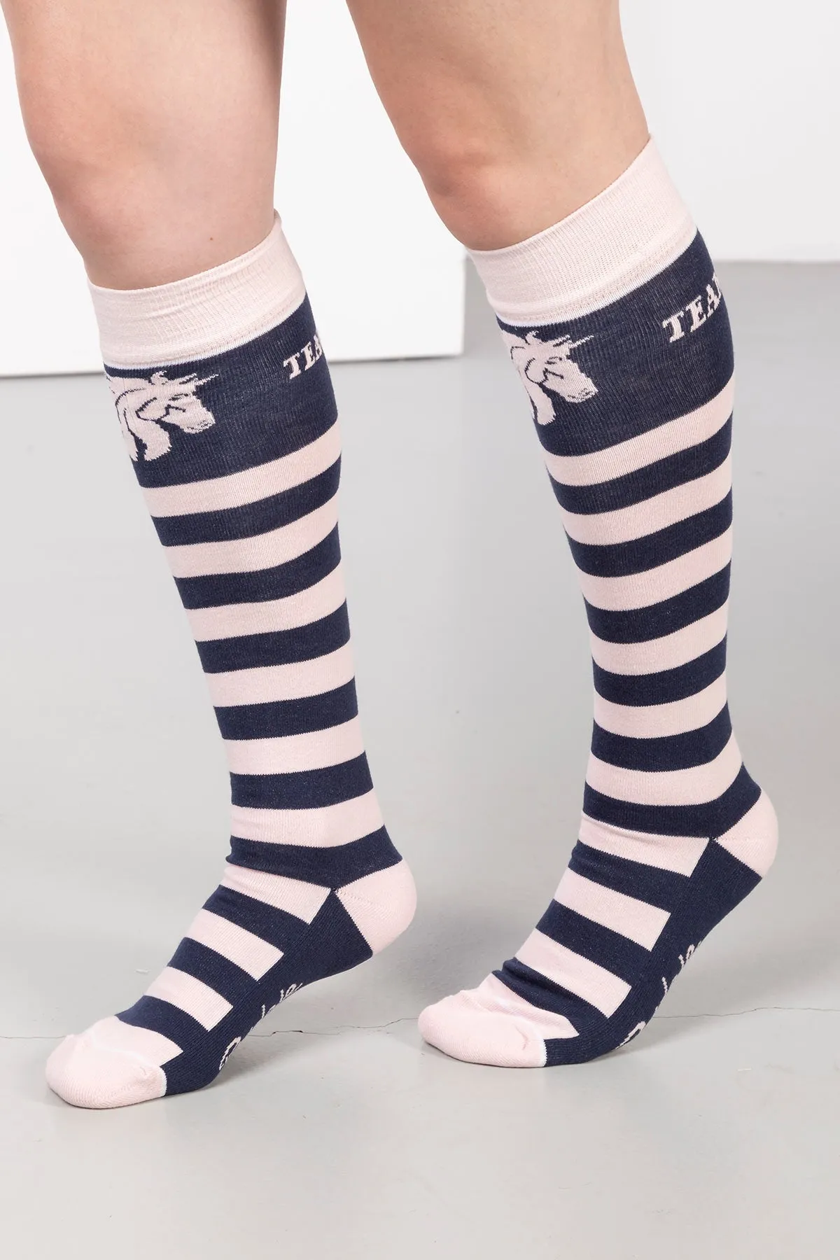 Ladies Horses Head Knee Length Socks