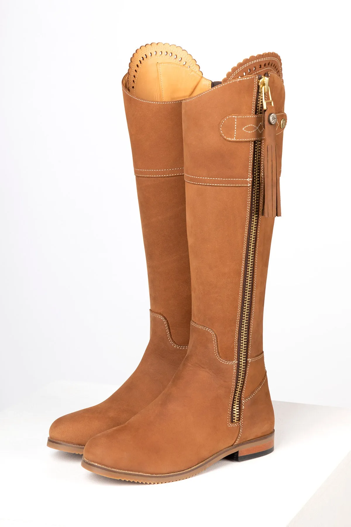 Ladies Nubuck Spanish Riding Boots - Helmsley