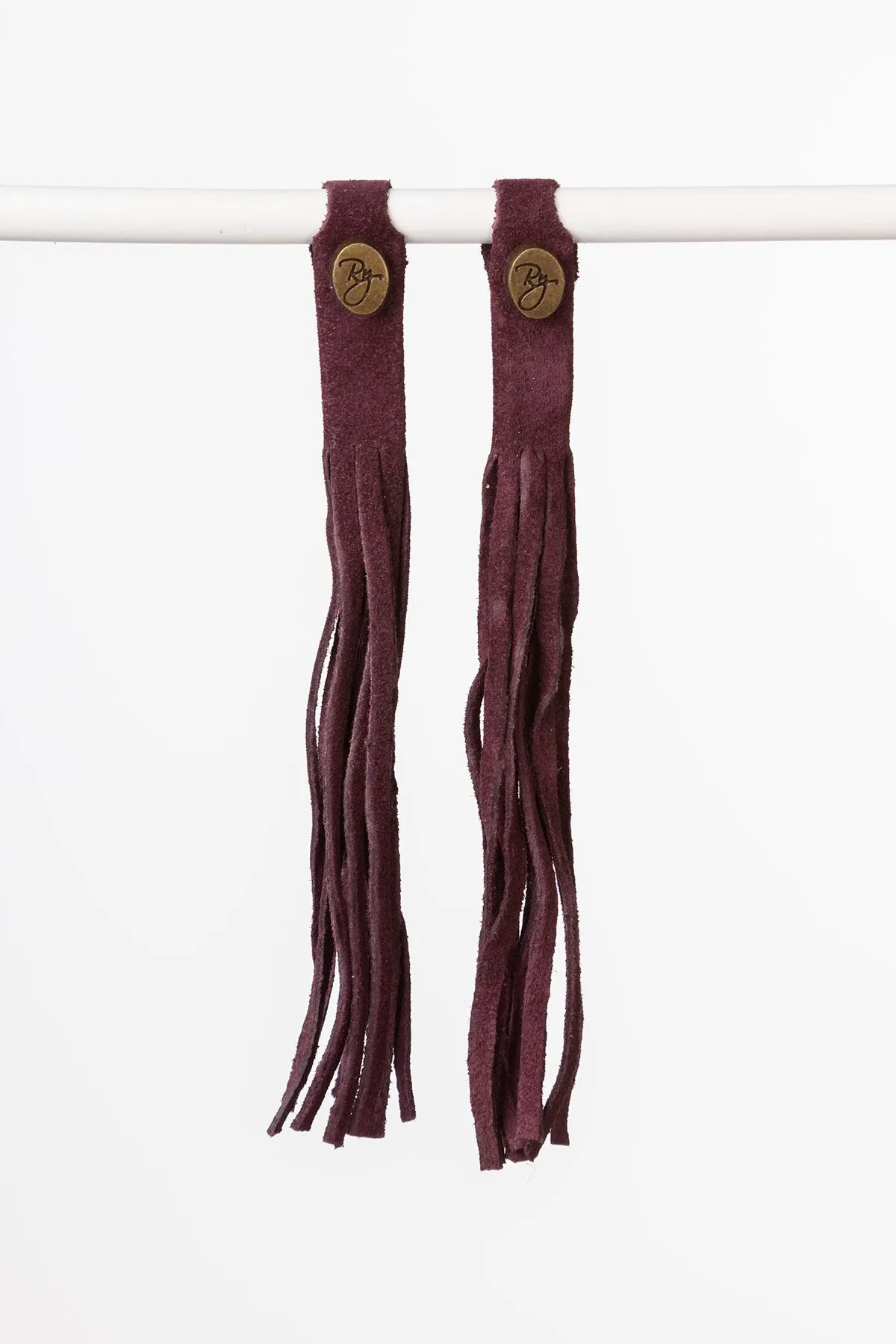 Ladies Tall Suede Boot Tassels