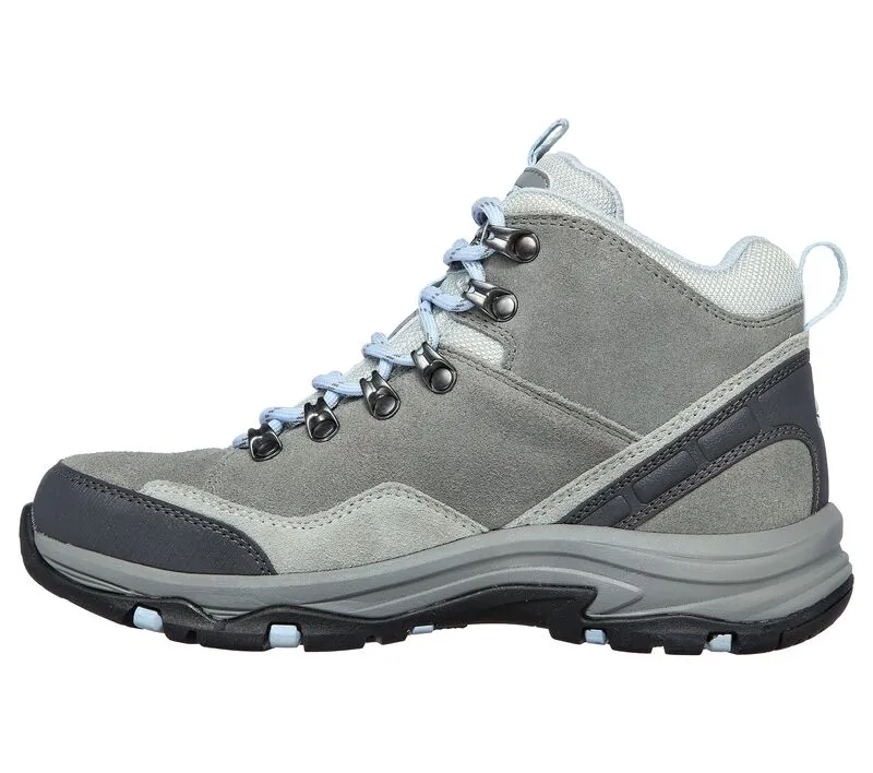 Ladies Walking Boots Skechers Trego Rocky Mountain Waterproof Rubber Soles 158258/GRY SALE