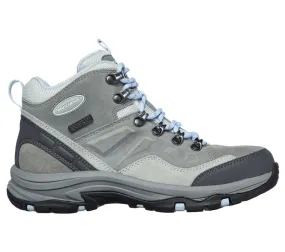 Ladies Walking Boots Skechers Trego Rocky Mountain Waterproof Rubber Soles 158258/GRY SALE