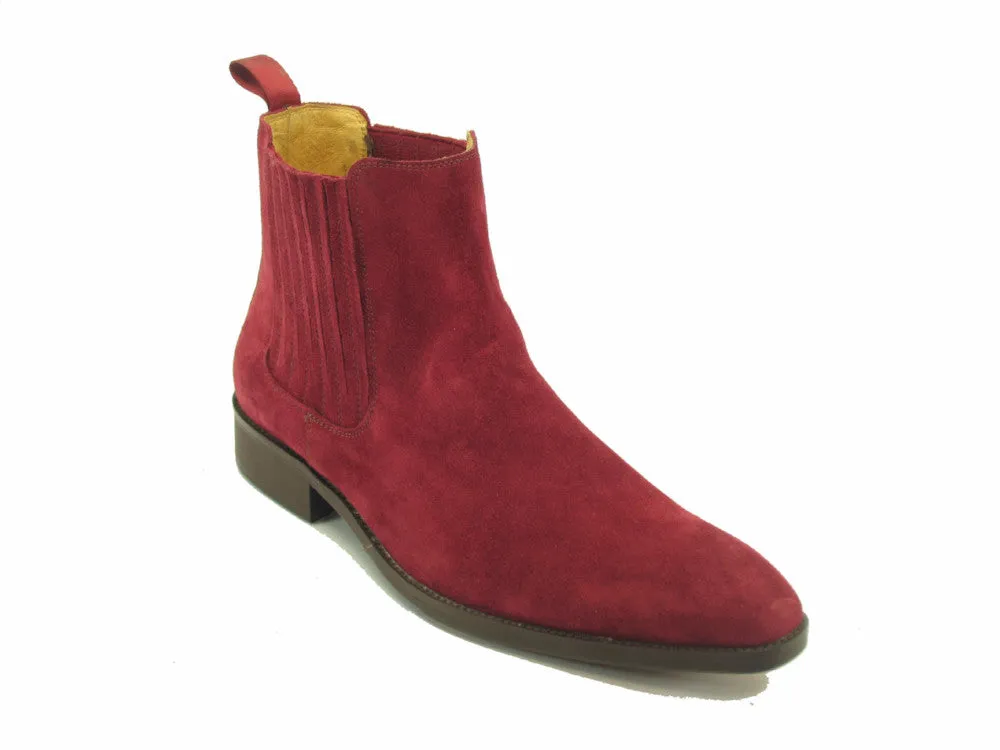 Leather Suede Chelsea Boots