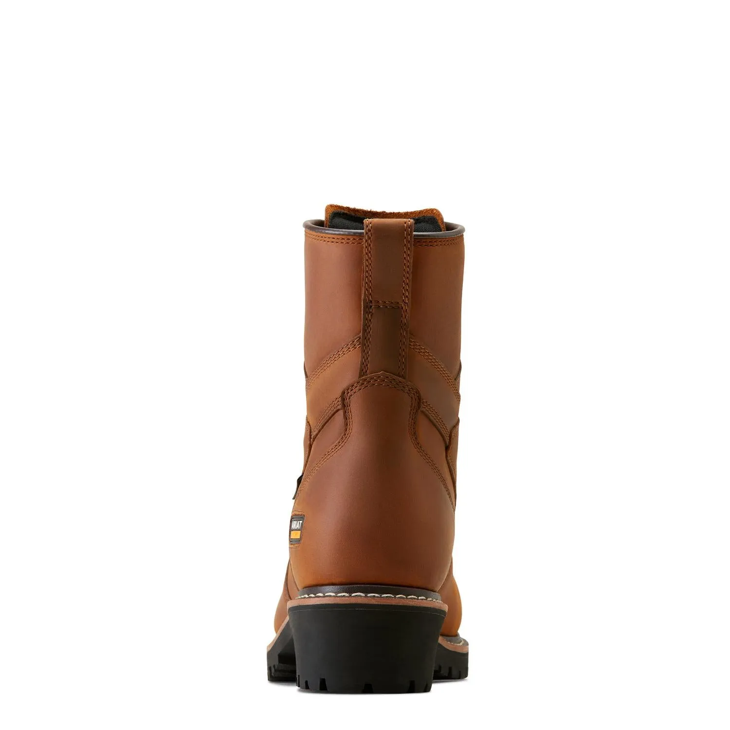 Logger Shock Shield Waterproof Composite Toe Work Boot Copper Brown