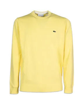 Maglione Cotone Lacoste Giallo