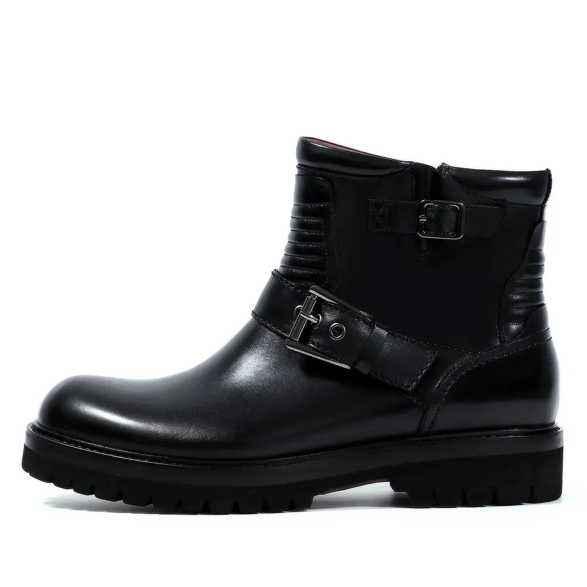 Man's Soft Leather Boots 528H05