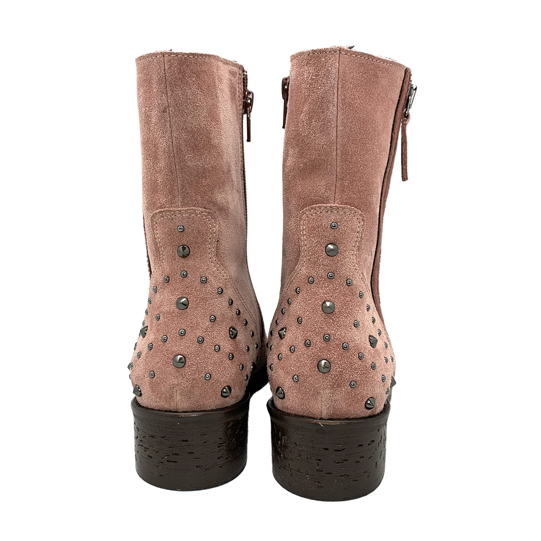 Mes Amie - Blush- brown ankle boot