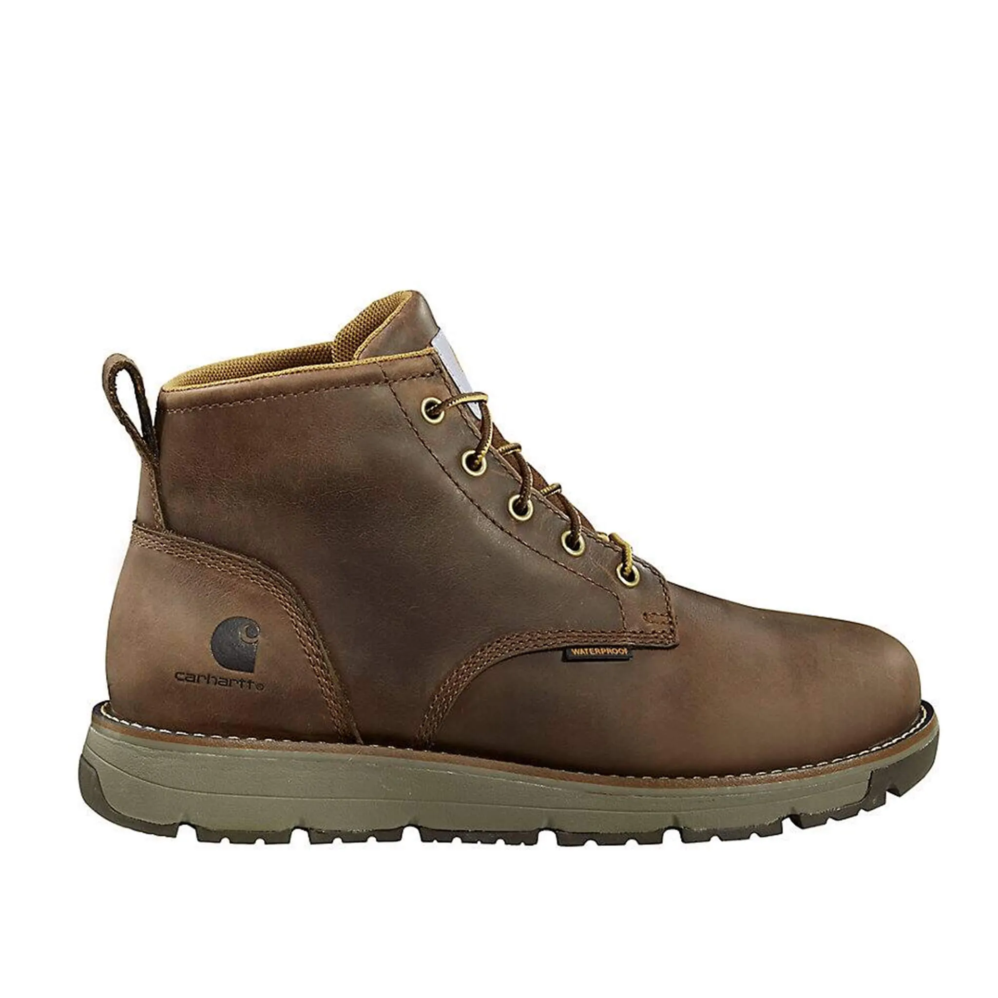 Millbrook Wp 5" Steel Toe Wedge Brown Work Boot