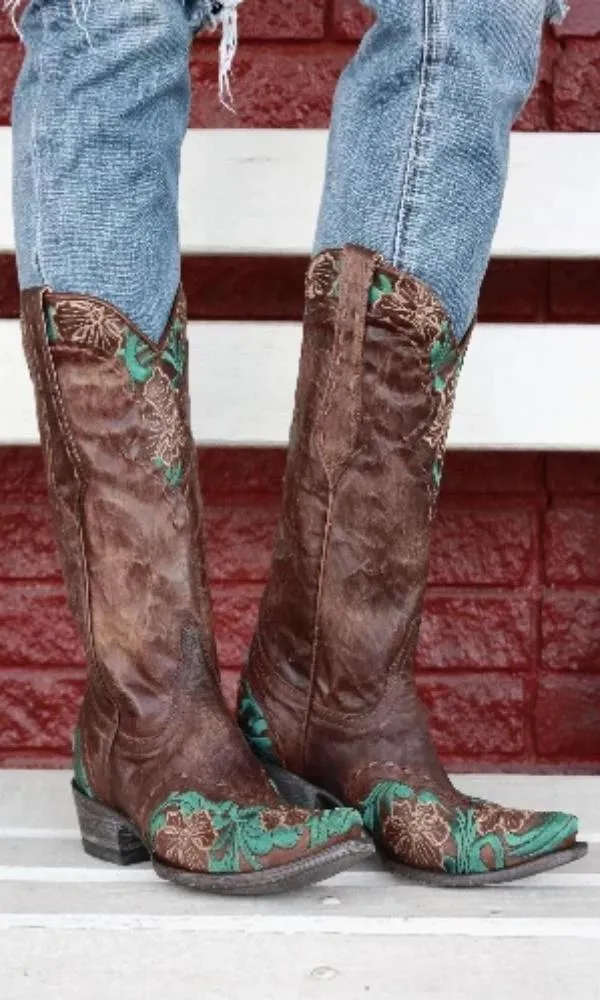 Old Gringo Erin Boots~ Custom Cowgirl Kim Color and Embroidery