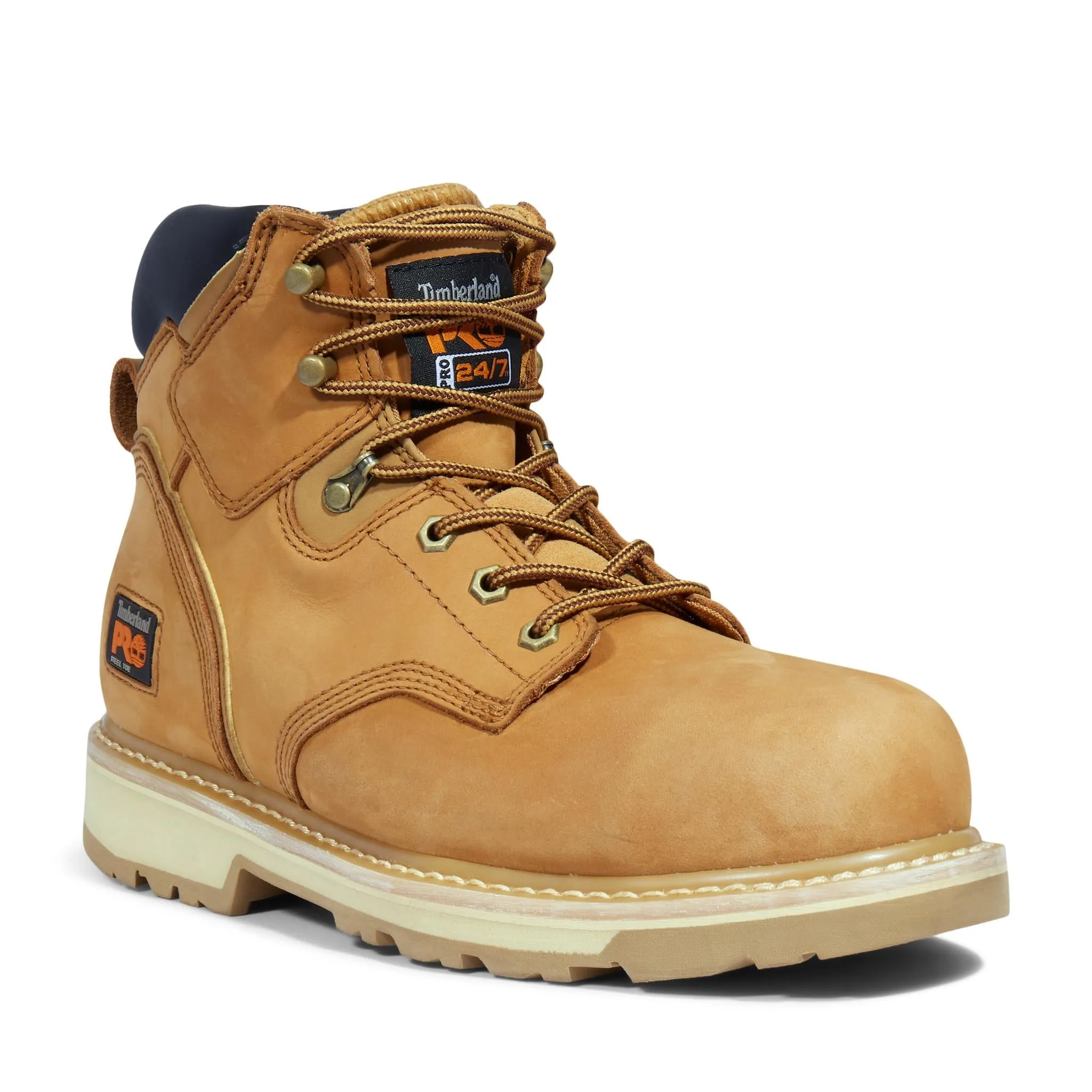 Pit Boss 6 Inch Steel-Toe Work Boot Wheat